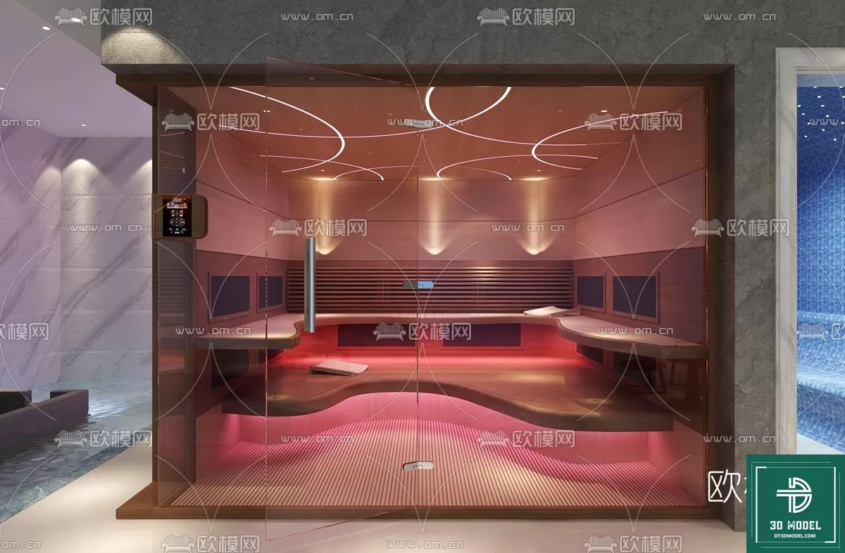 SPA – SAUNA – 3DMODELS – 005