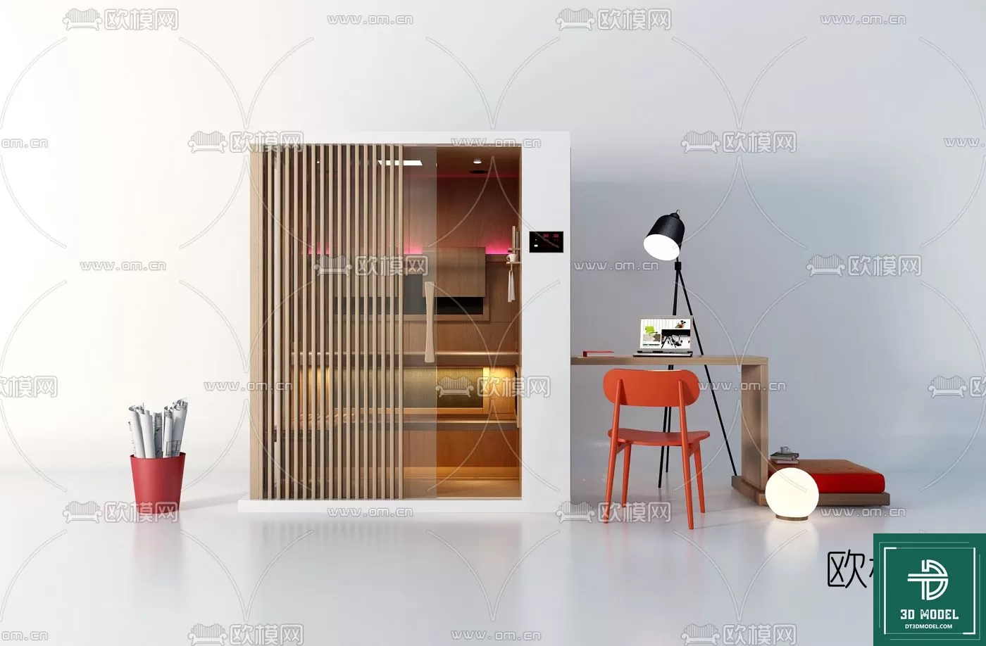 SPA – SAUNA – 3DMODELS – 016