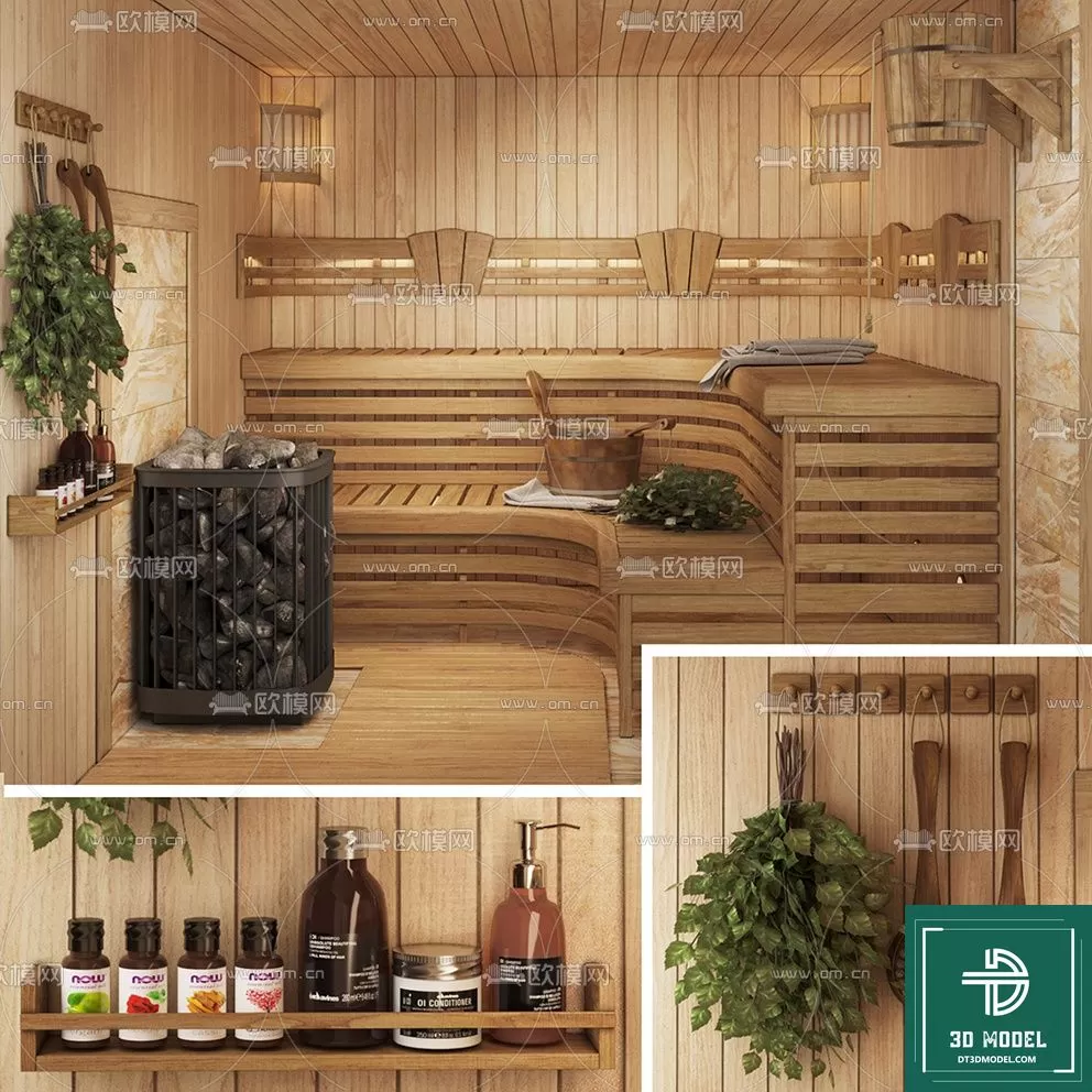 SPA – SAUNA – 3DMODELS – 017