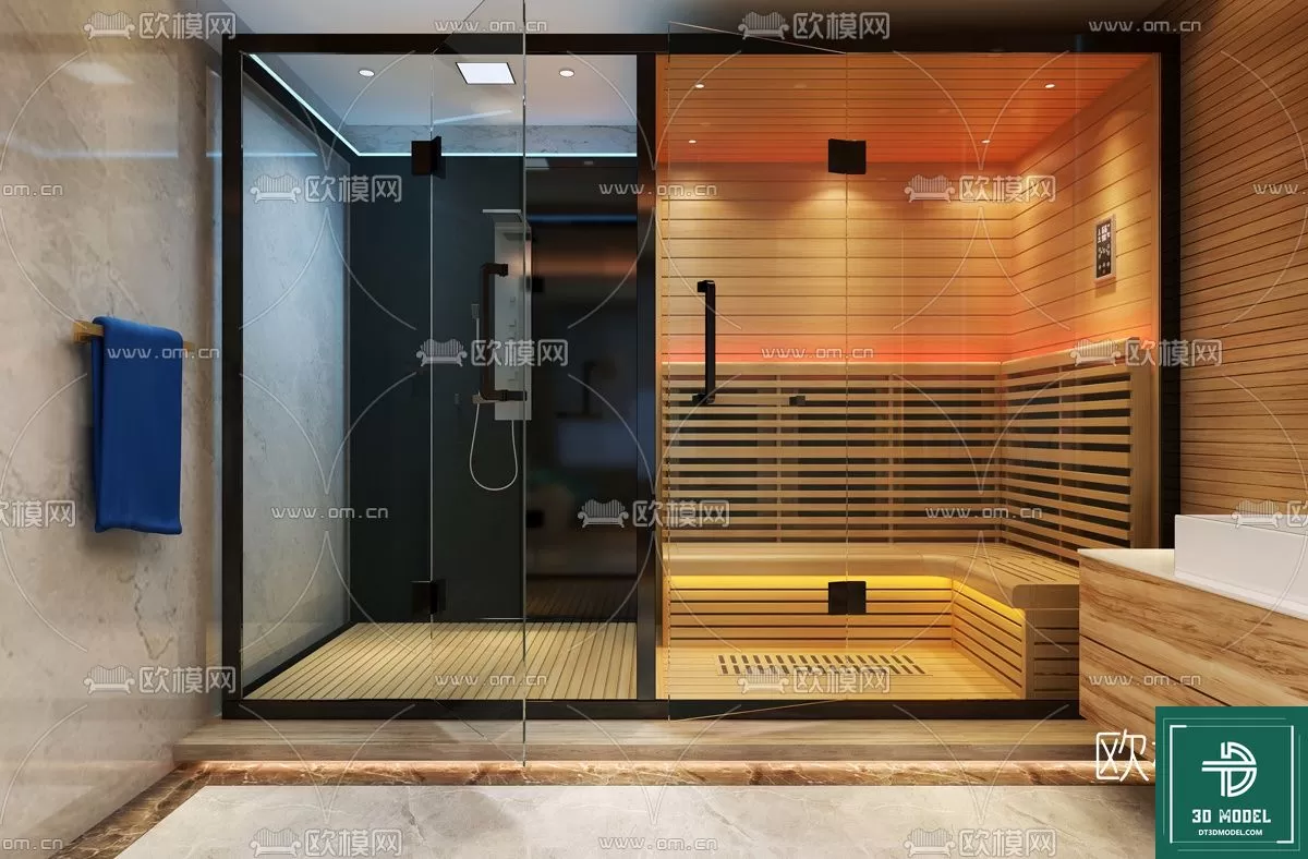 SPA – SAUNA – 3DMODELS – 019