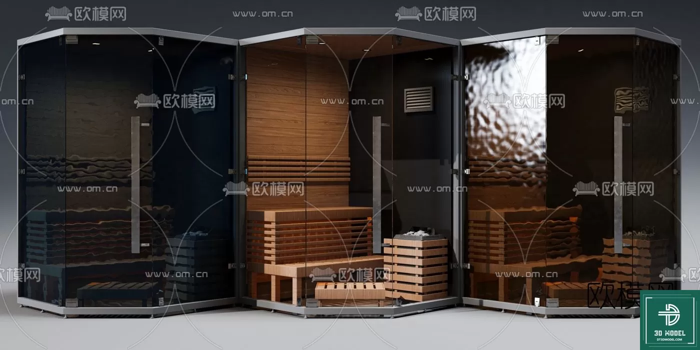 SPA – SAUNA – 3DMODELS – 022