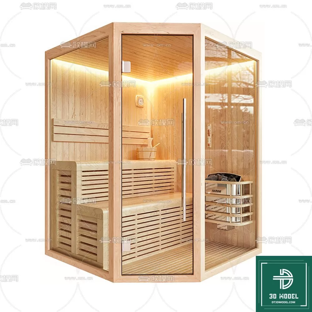SPA – SAUNA – 3DMODELS – 037