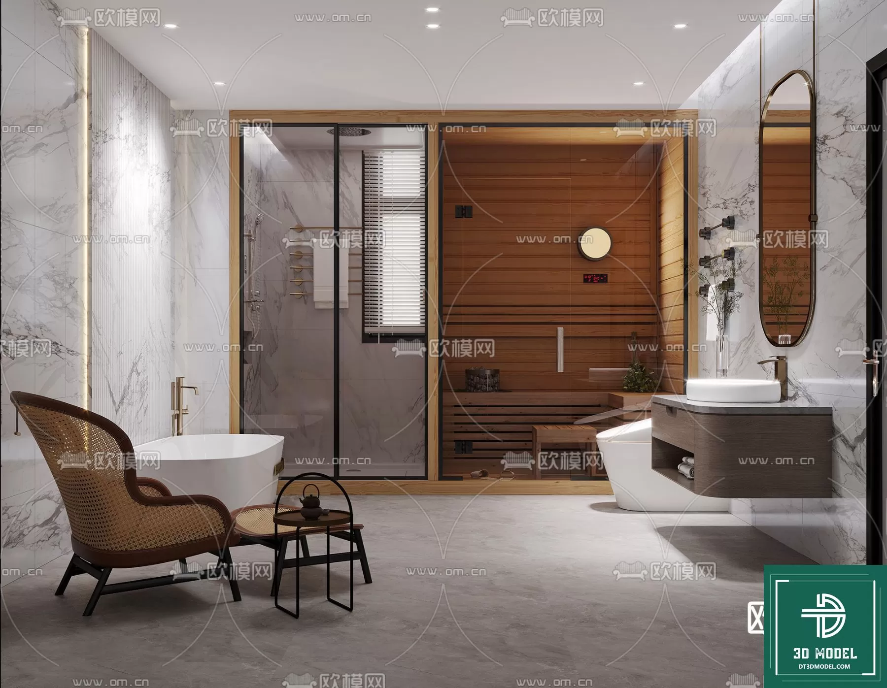 SPA – SAUNA – 3DMODELS – 043