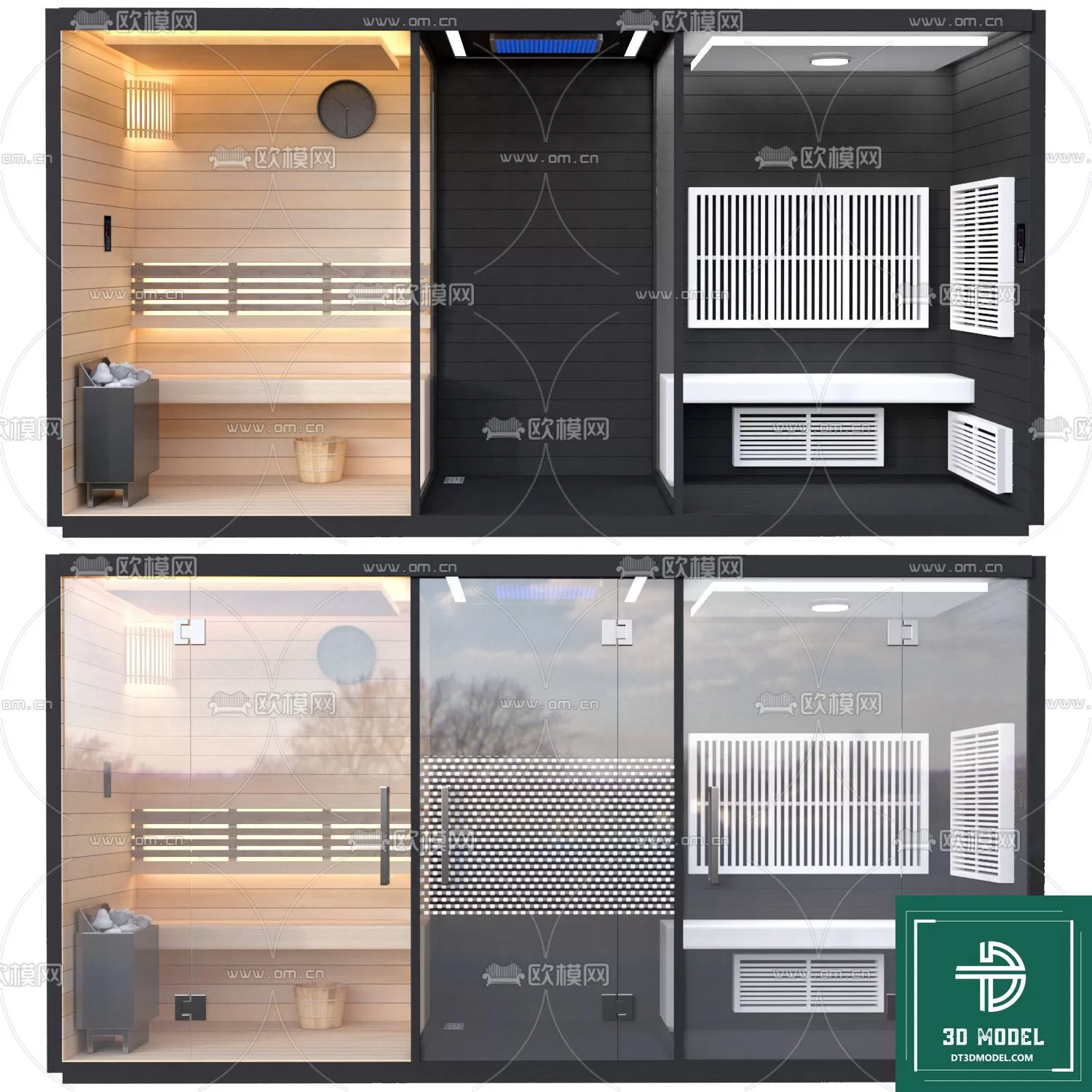 SPA – SAUNA – 3DMODELS – 045