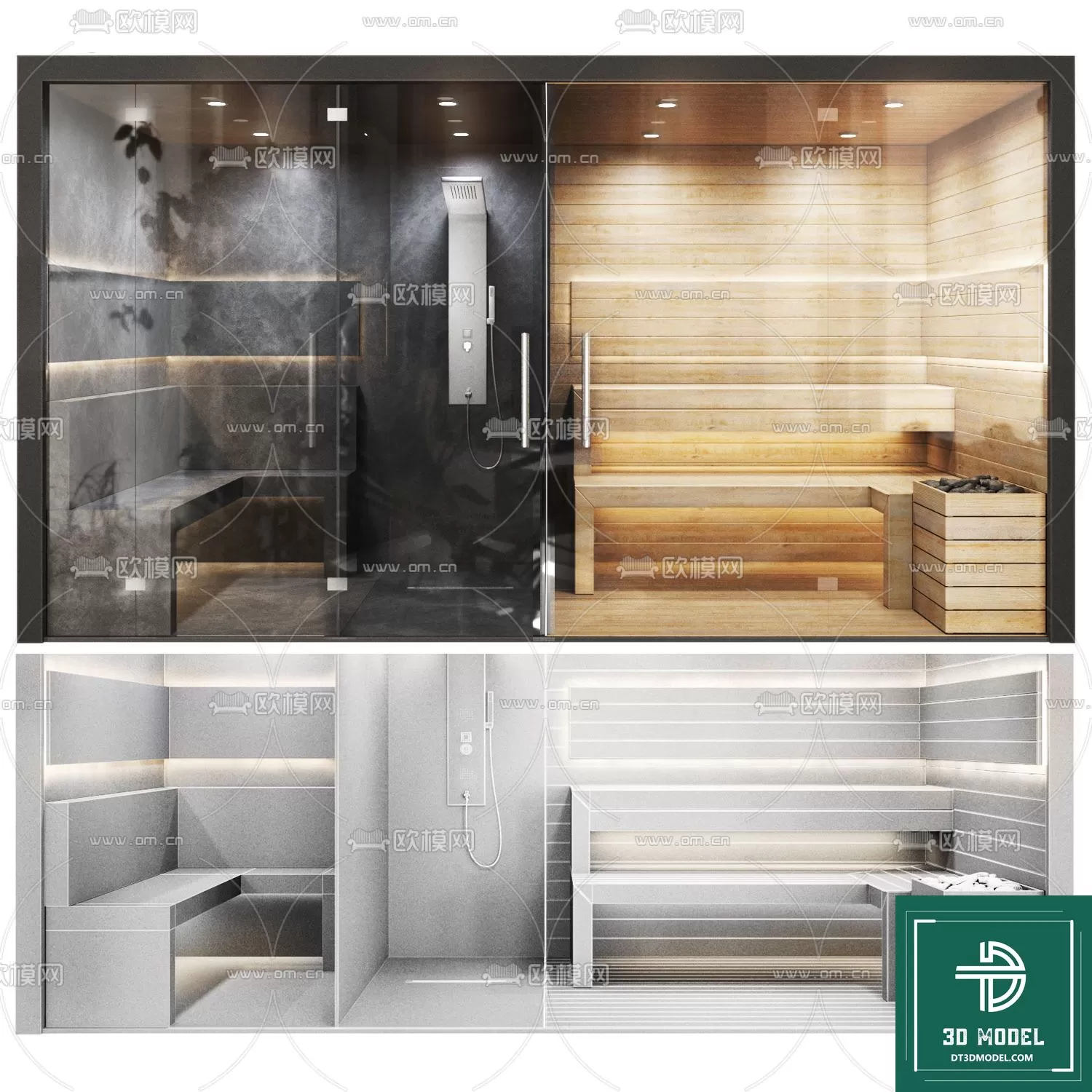 SPA – SAUNA – 3DMODELS – 047