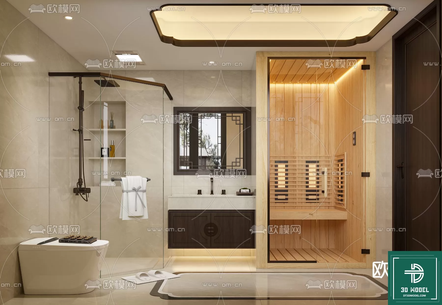 SPA – SAUNA – 3DMODELS – 049