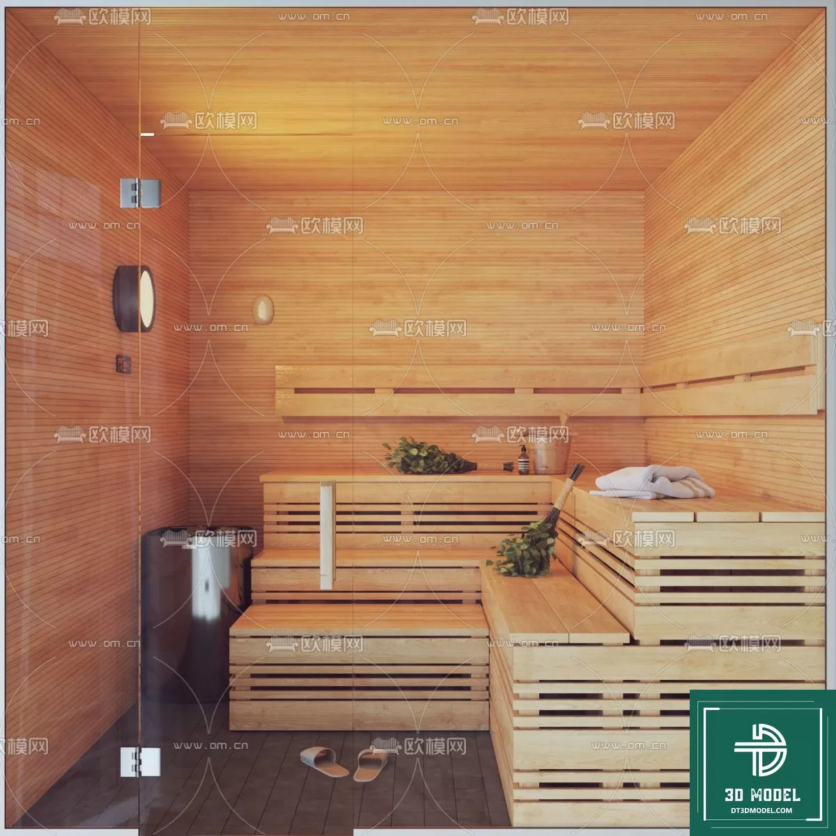 SPA – SAUNA – 3DMODELS – 054