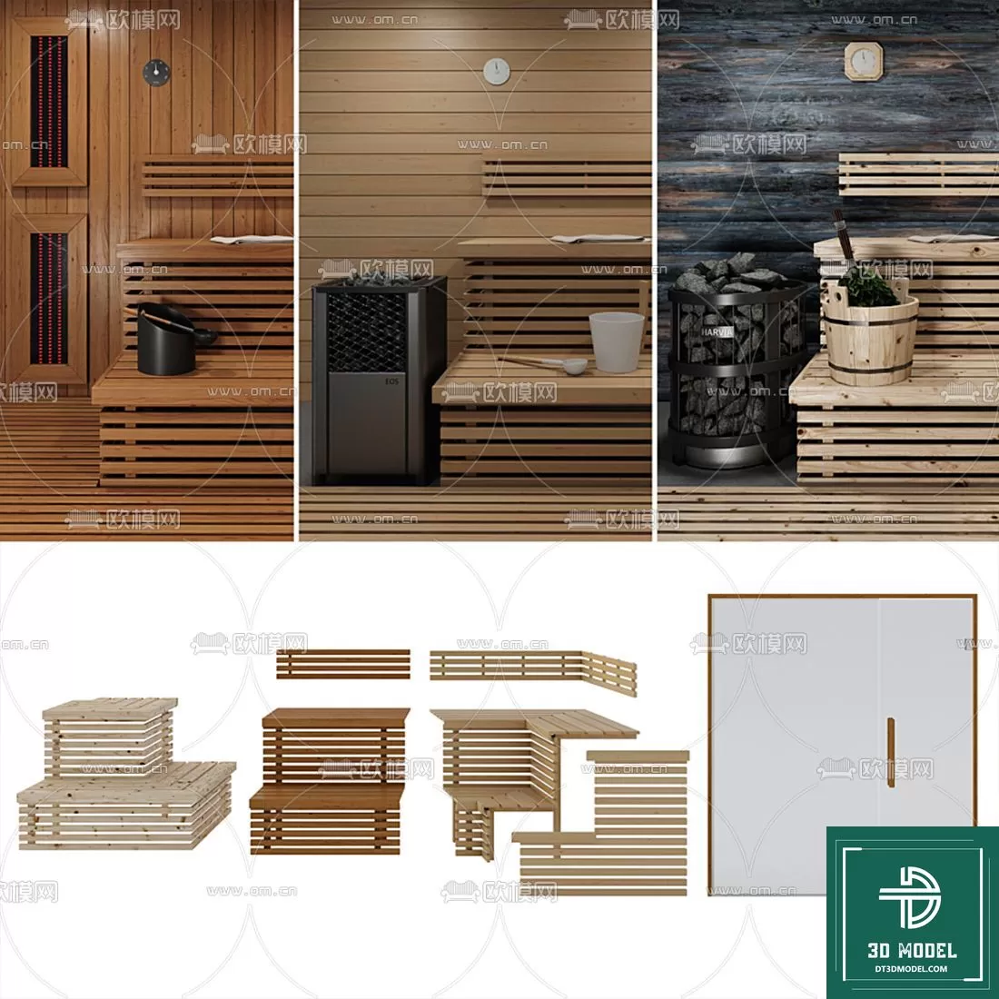 SPA – SAUNA – 3DMODELS – 055