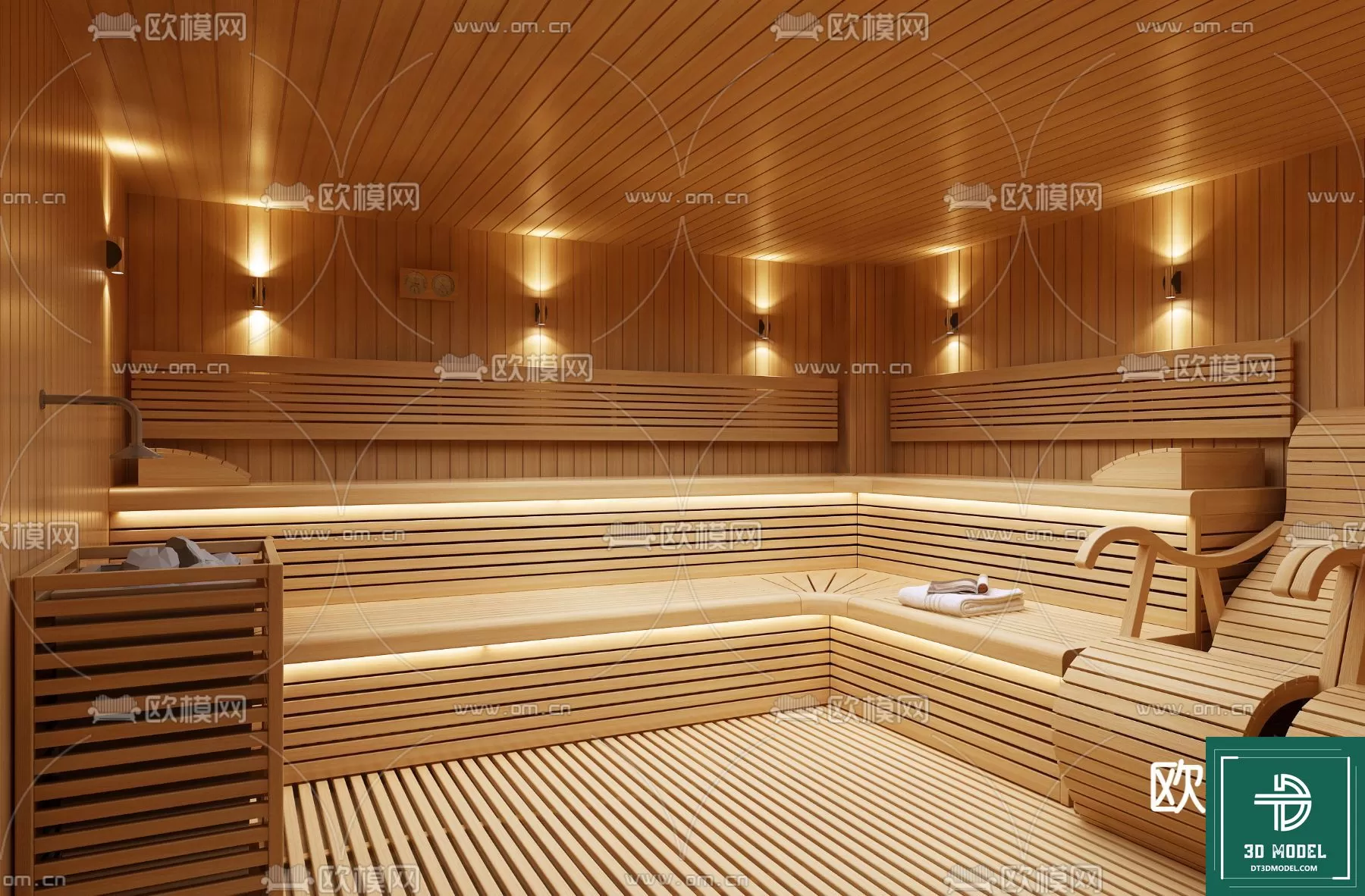 SPA – SAUNA – 3DMODELS – 057