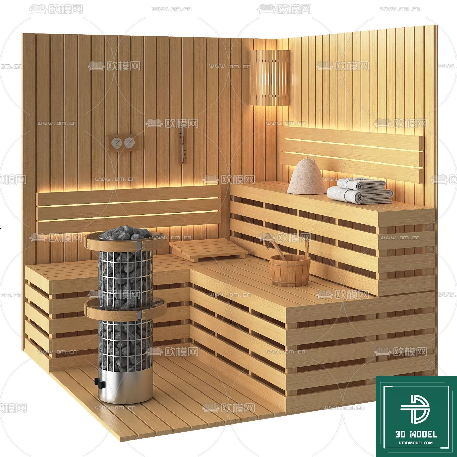 SPA – SAUNA – 3DMODELS – 058