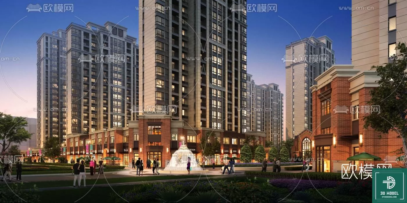 BUILDING 3D MODELS – EXTERIOR – 3D – 027