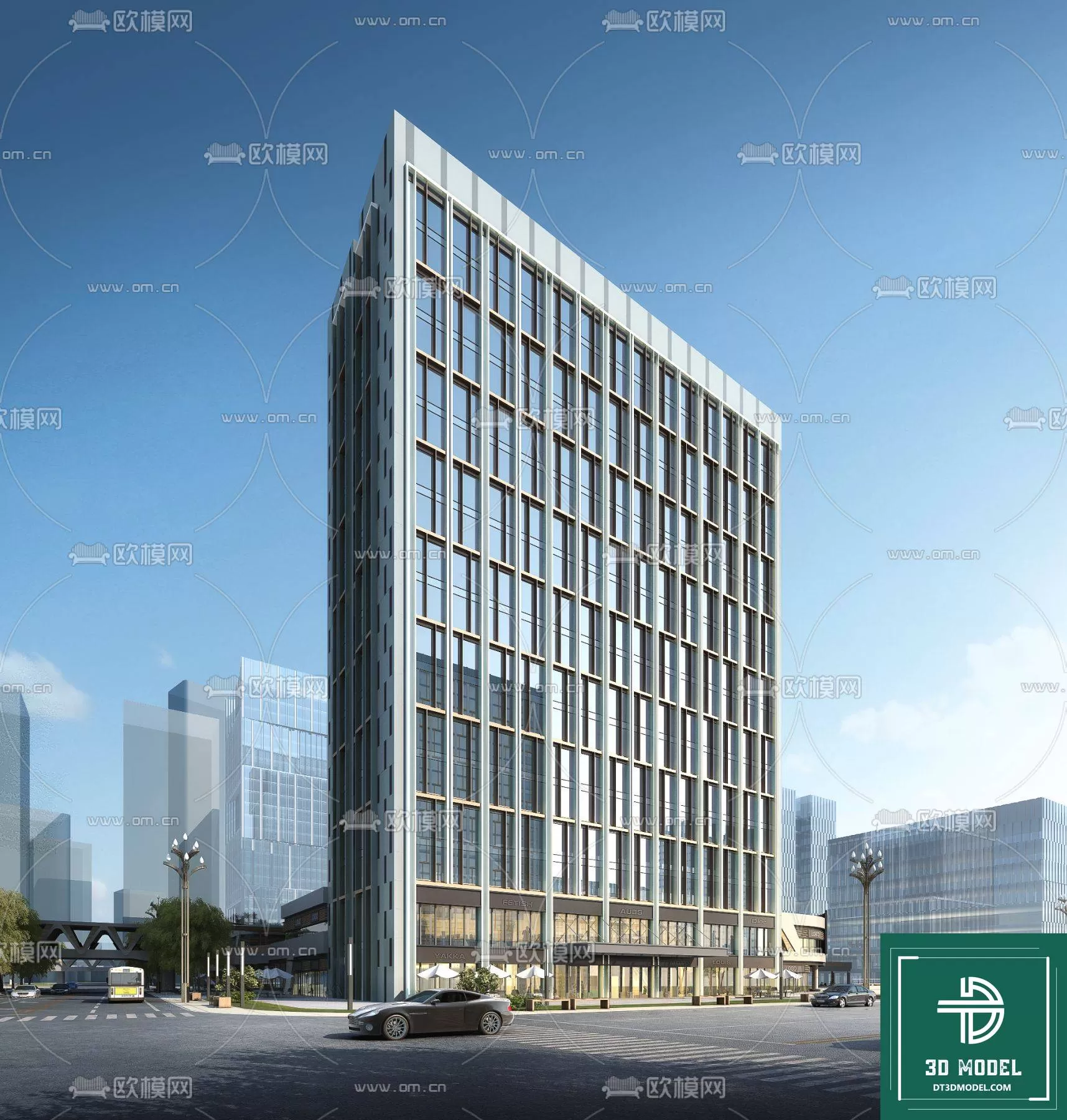 BUILDING 3D MODELS – EXTERIOR – 3D – 043