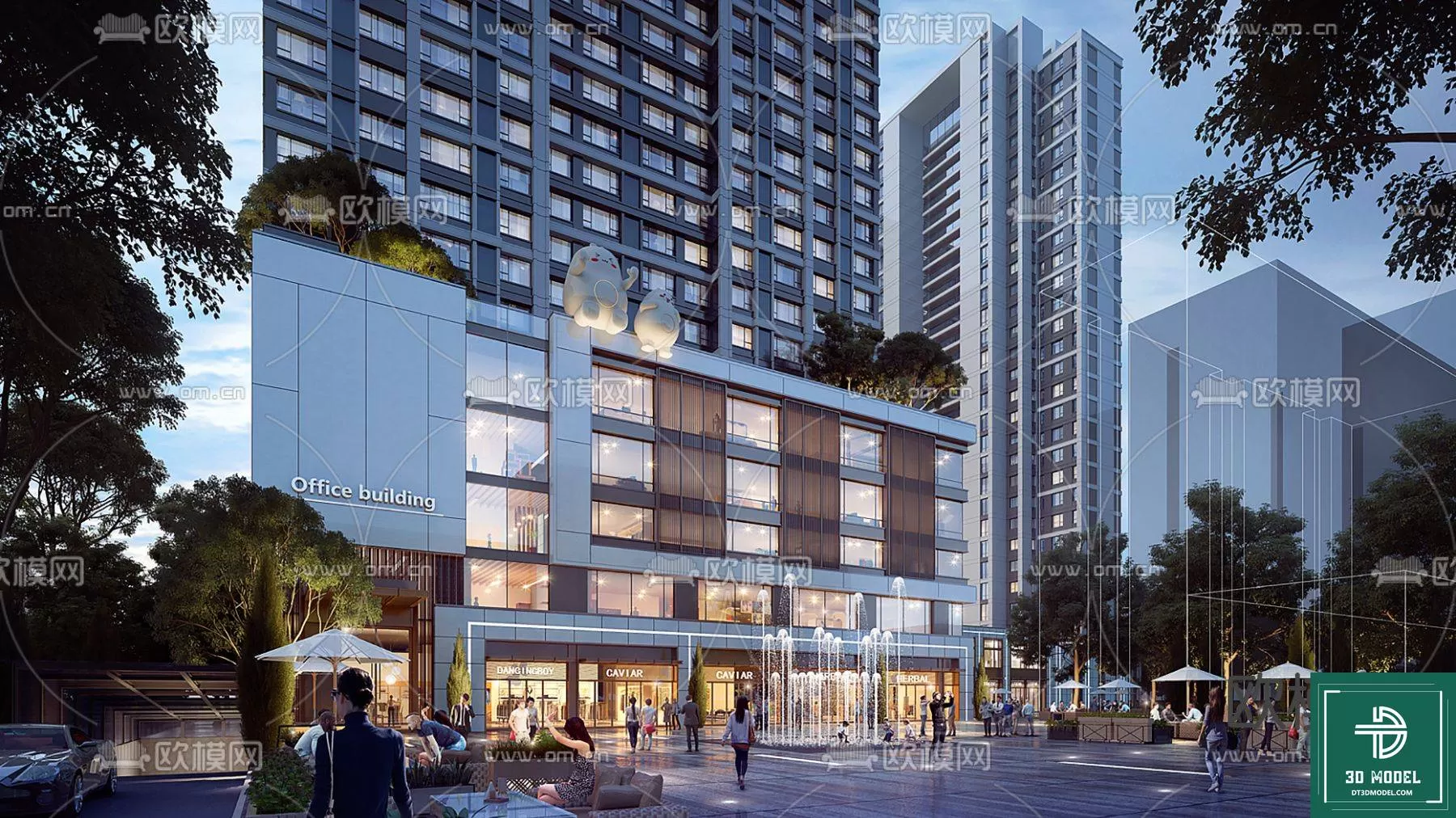 BUILDING 3D MODELS – EXTERIOR – 3D – 054