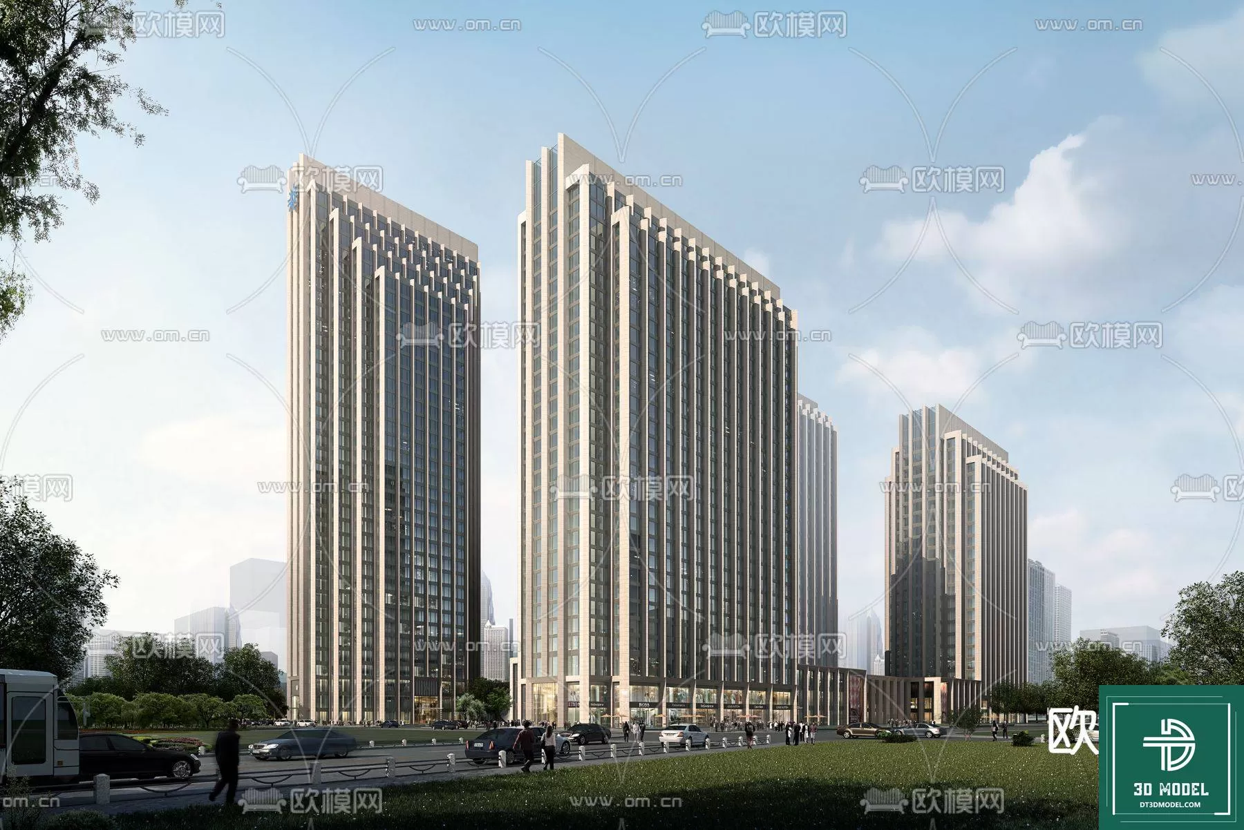 BUILDING 3D MODELS – EXTERIOR – 3D – 055