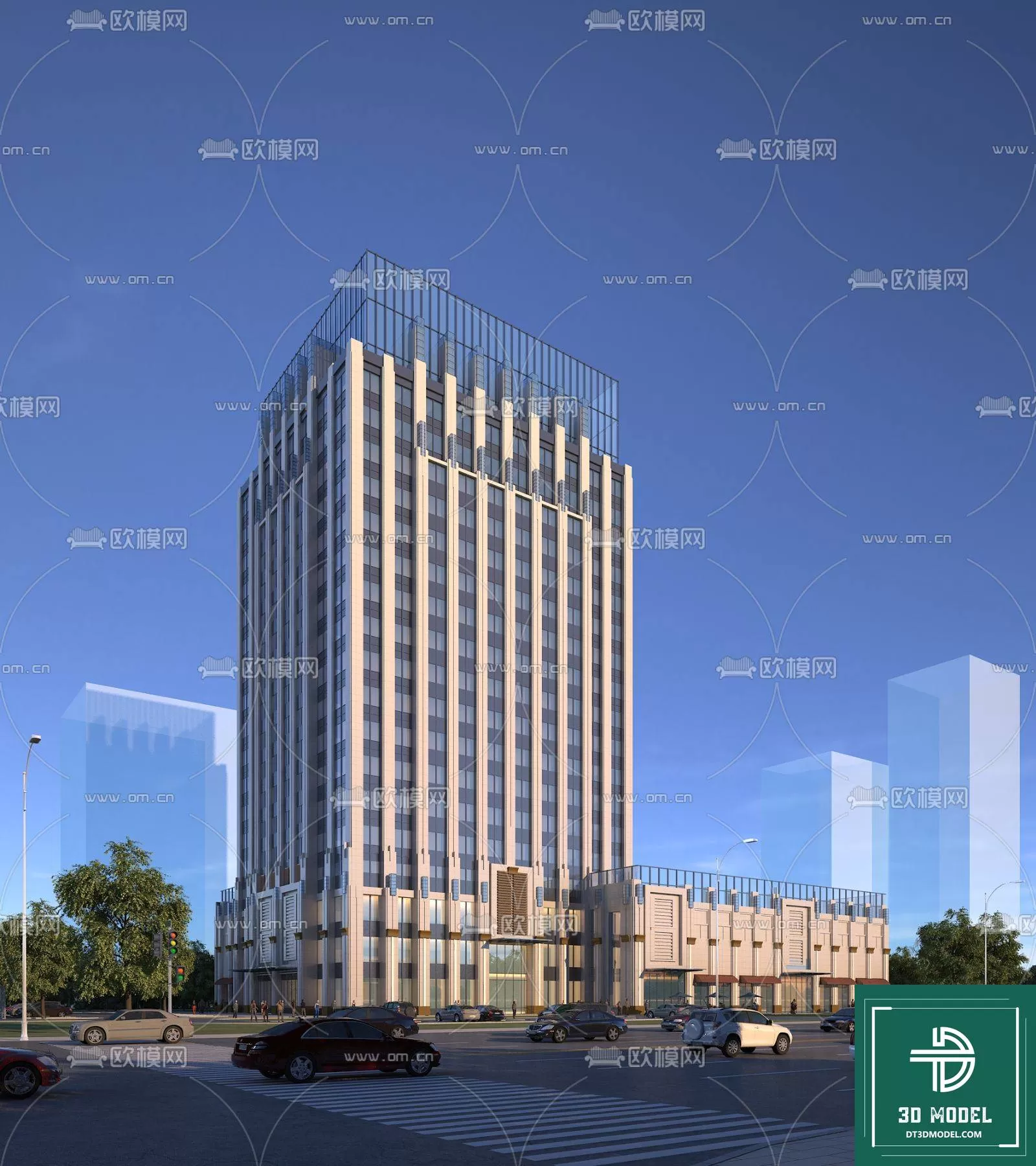 BUILDING 3D MODELS – EXTERIOR – 3D – 062