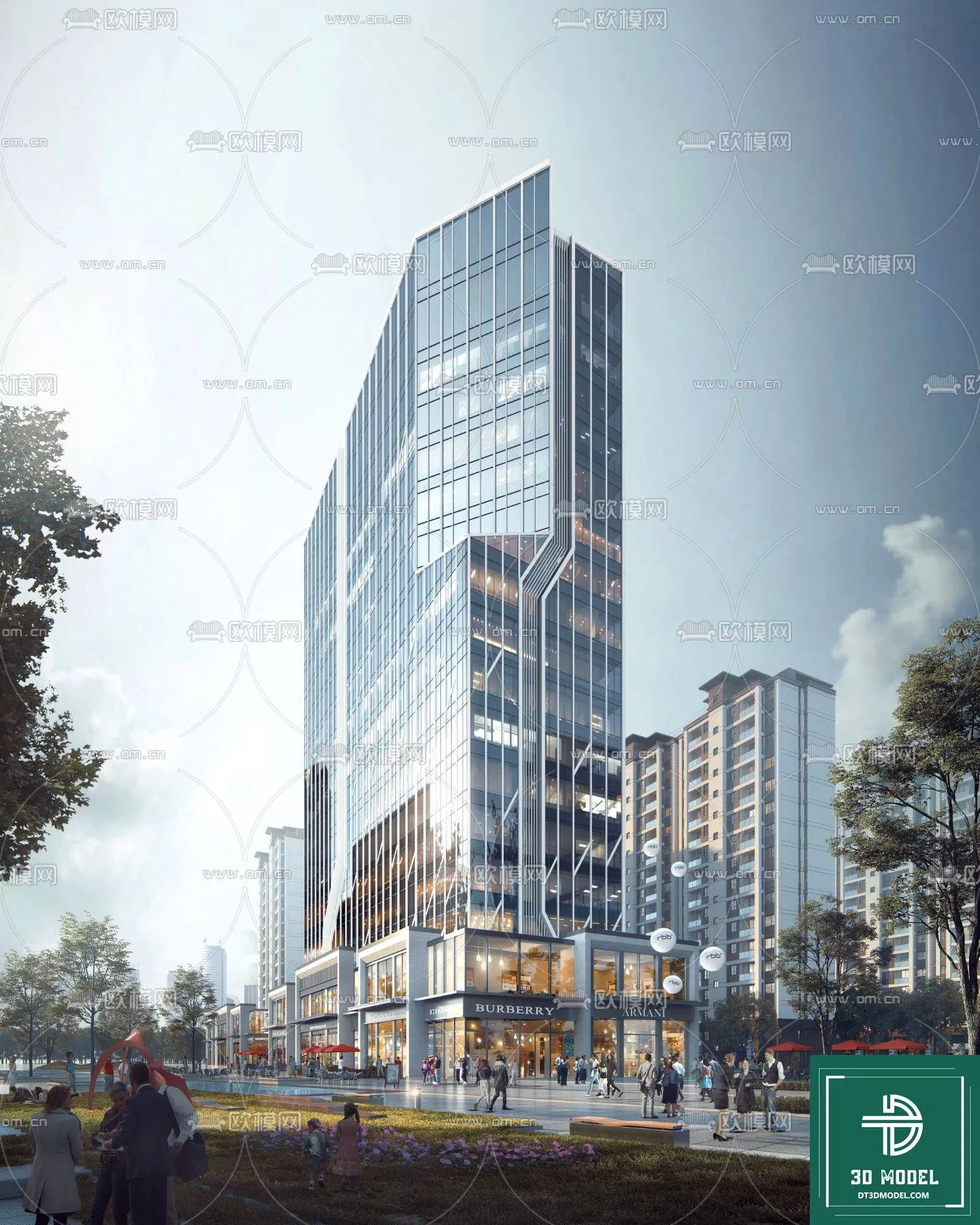 BUILDING 3D MODELS – EXTERIOR – 3D – 068