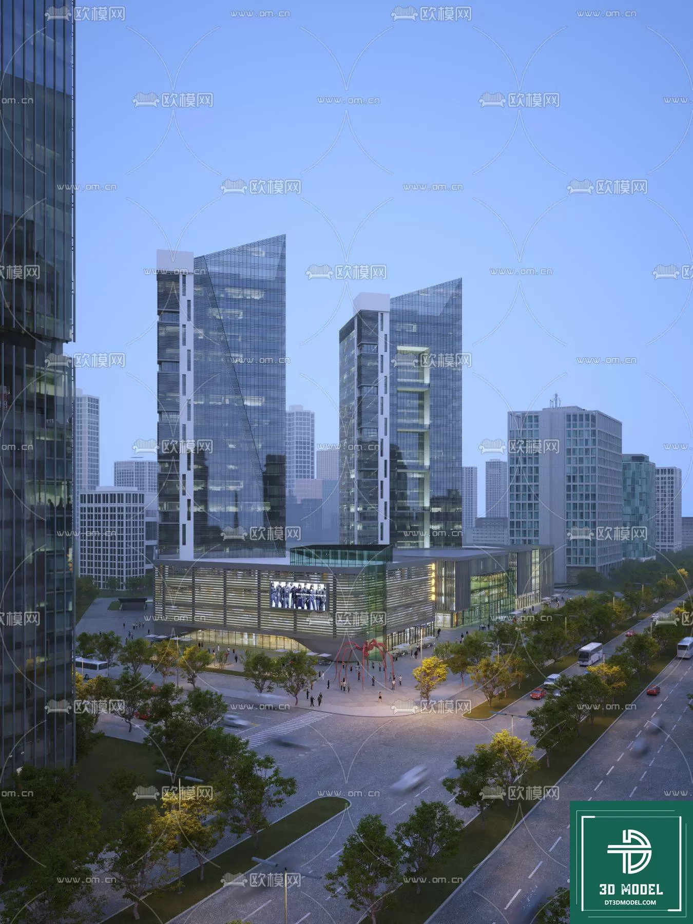 BUILDING 3D MODELS – EXTERIOR – 3D – 077