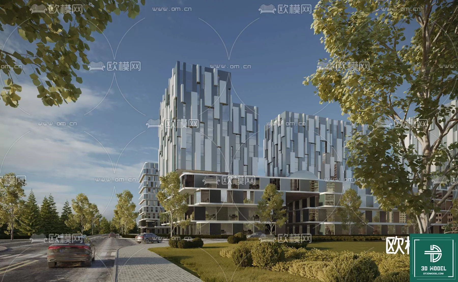 BUILDING 3D MODELS – EXTERIOR – 3D – 083