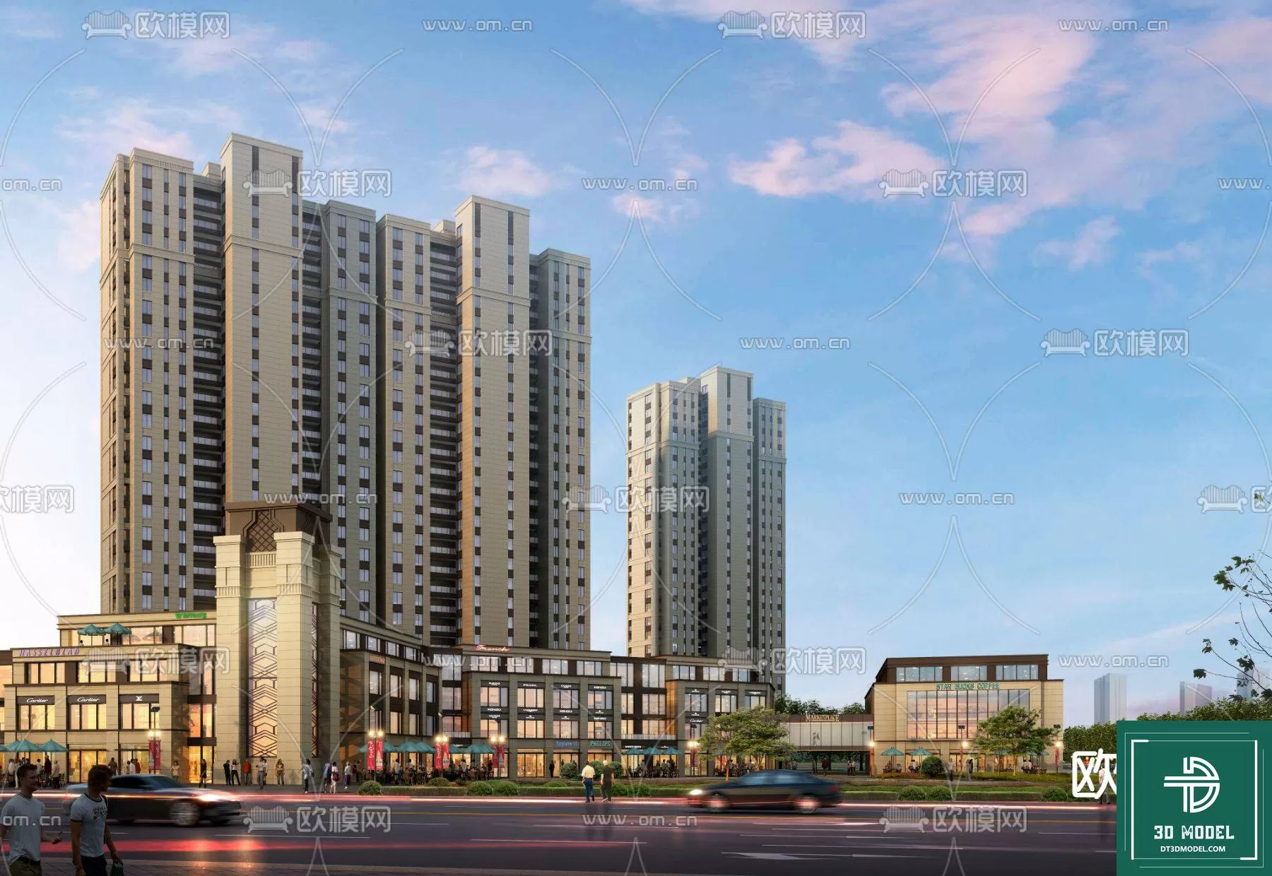 BUILDING 3D MODELS – EXTERIOR – 3D – 097