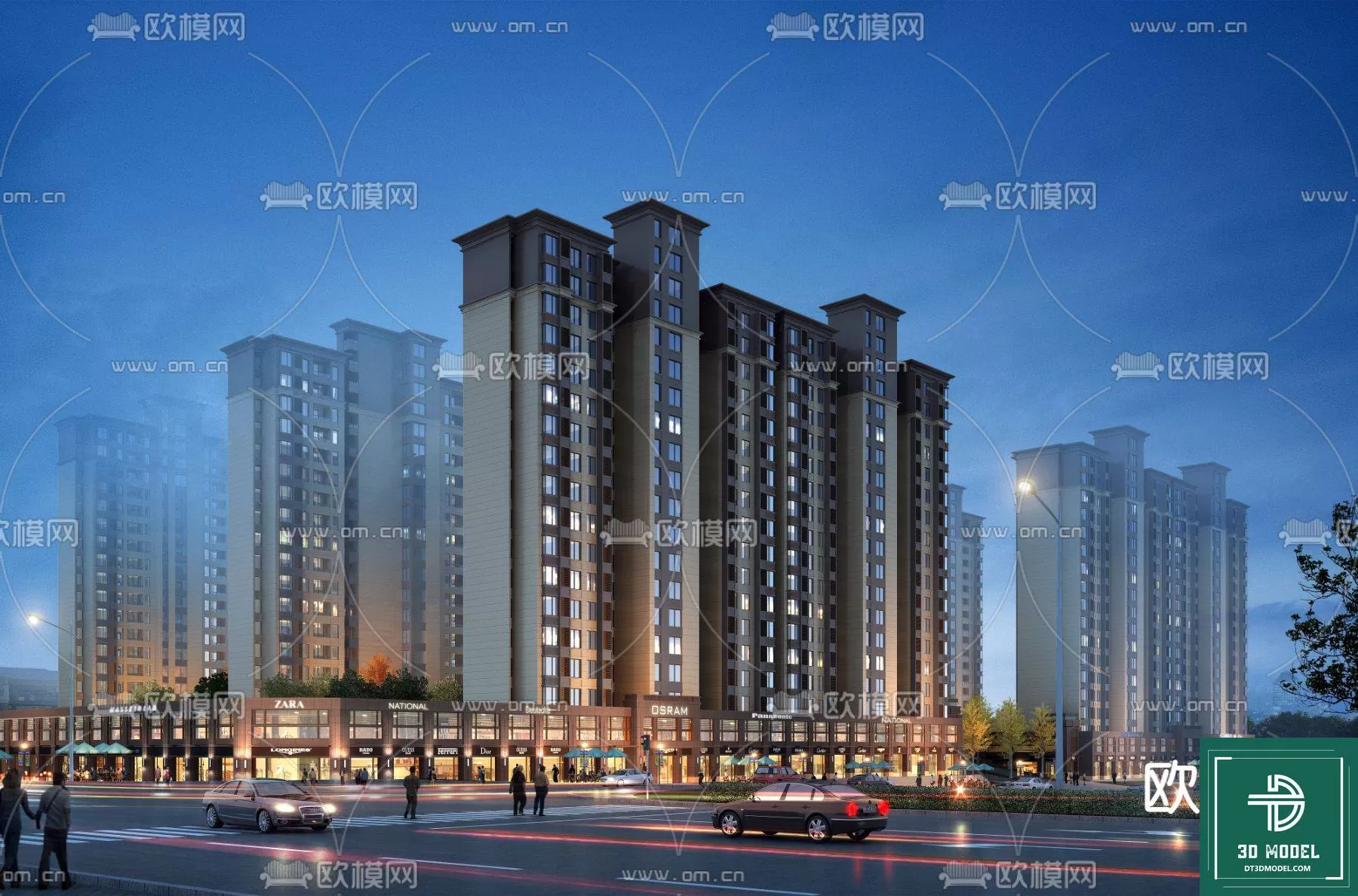 BUILDING 3D MODELS – EXTERIOR – 3D – 100