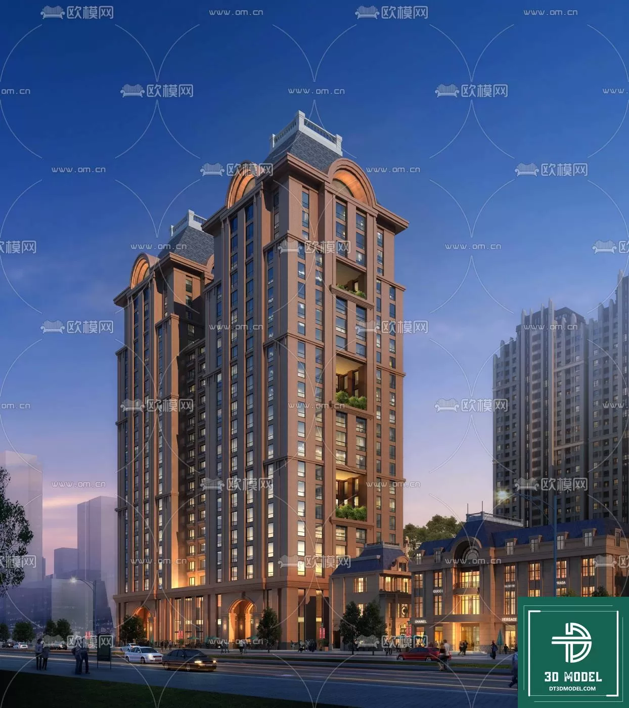 BUILDING 3D MODELS – EXTERIOR – 3D – 122