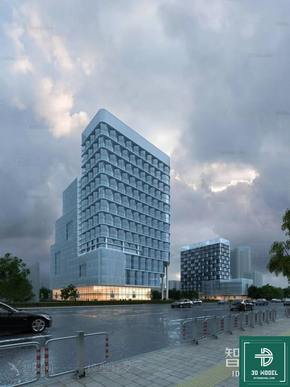 BUILDING 3D MODELS – EXTERIOR – 3D – 124