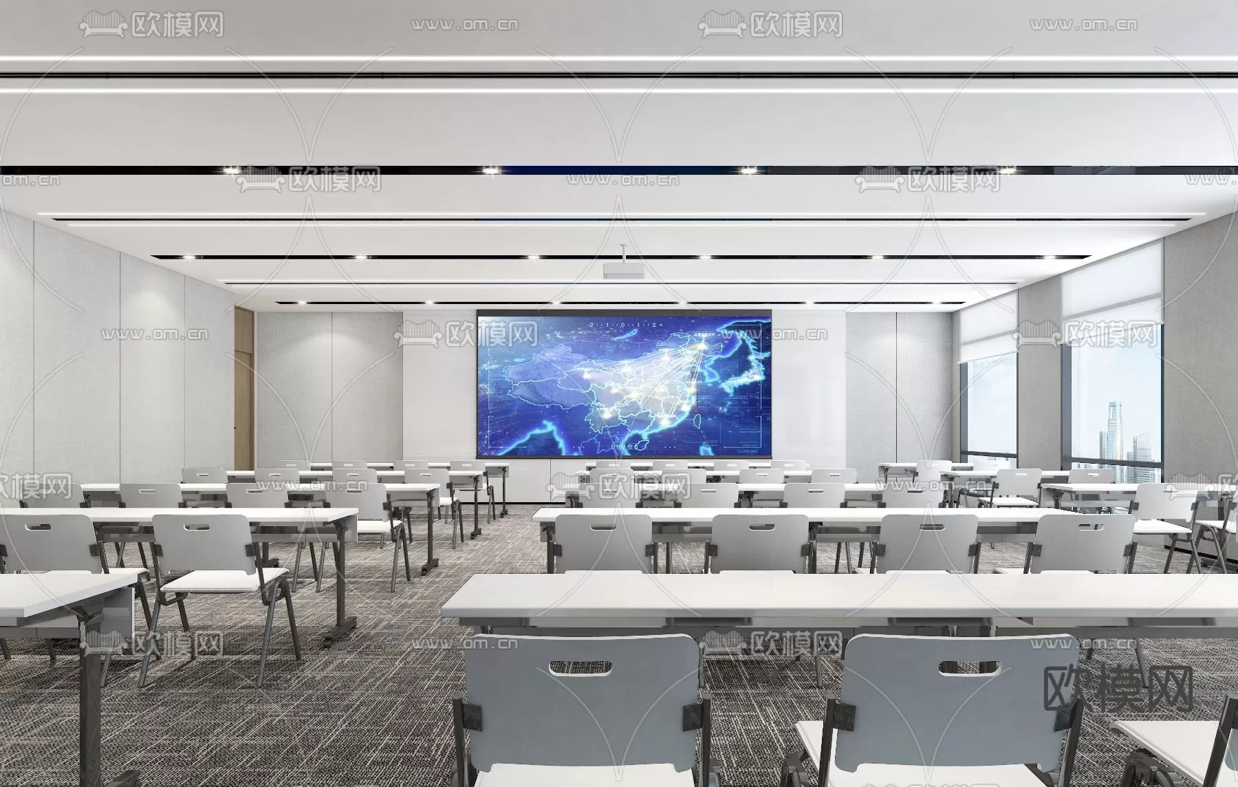 OFFICE ROOM – 3D BLOCK – 3D MODELS – 045 OFFICE ROOM – 3D BLOCK – 3D MODELS – 045