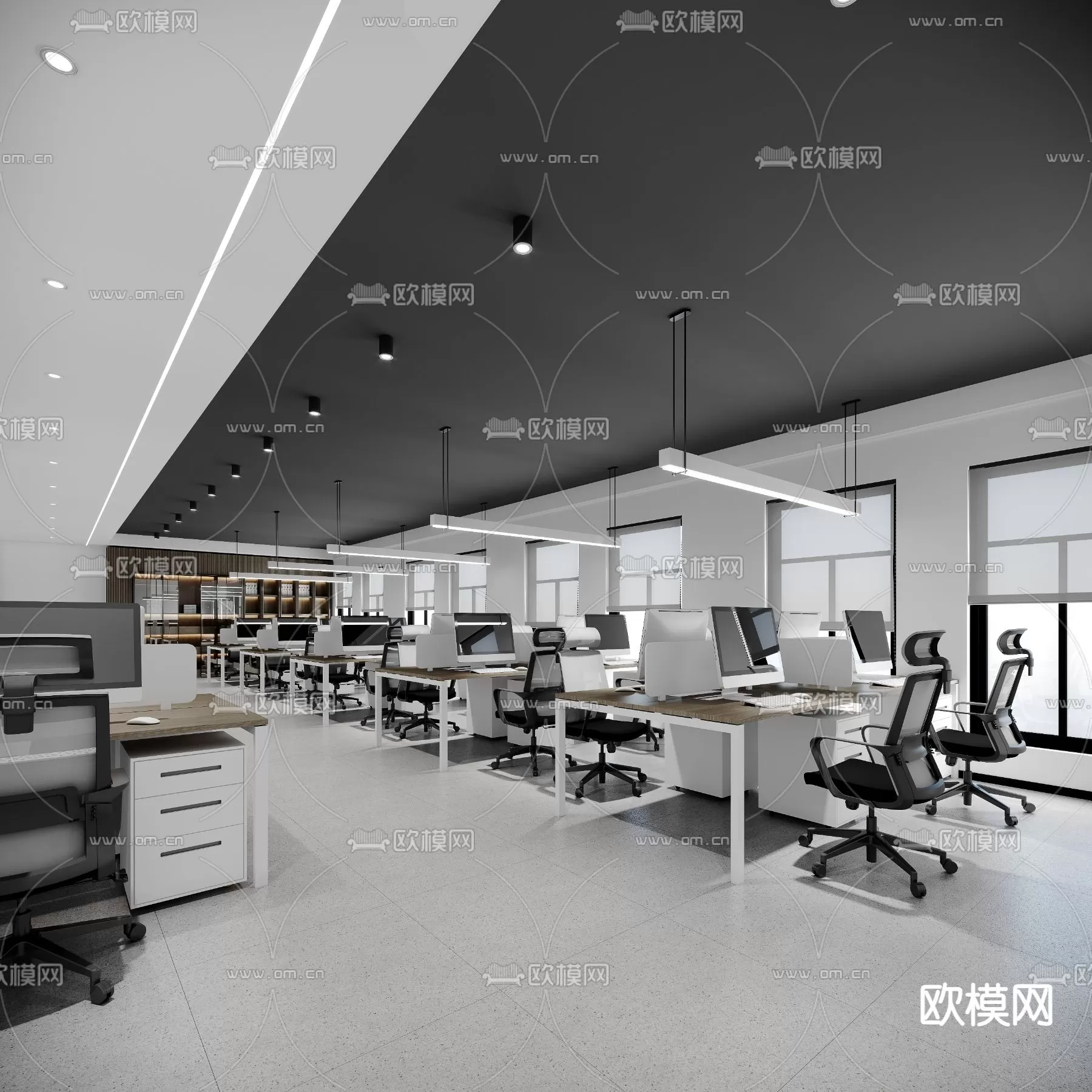 OFFICE ROOM – 3D BLOCK – 3D MODELS – 047 OFFICE ROOM – 3D BLOCK – 3D MODELS – 047