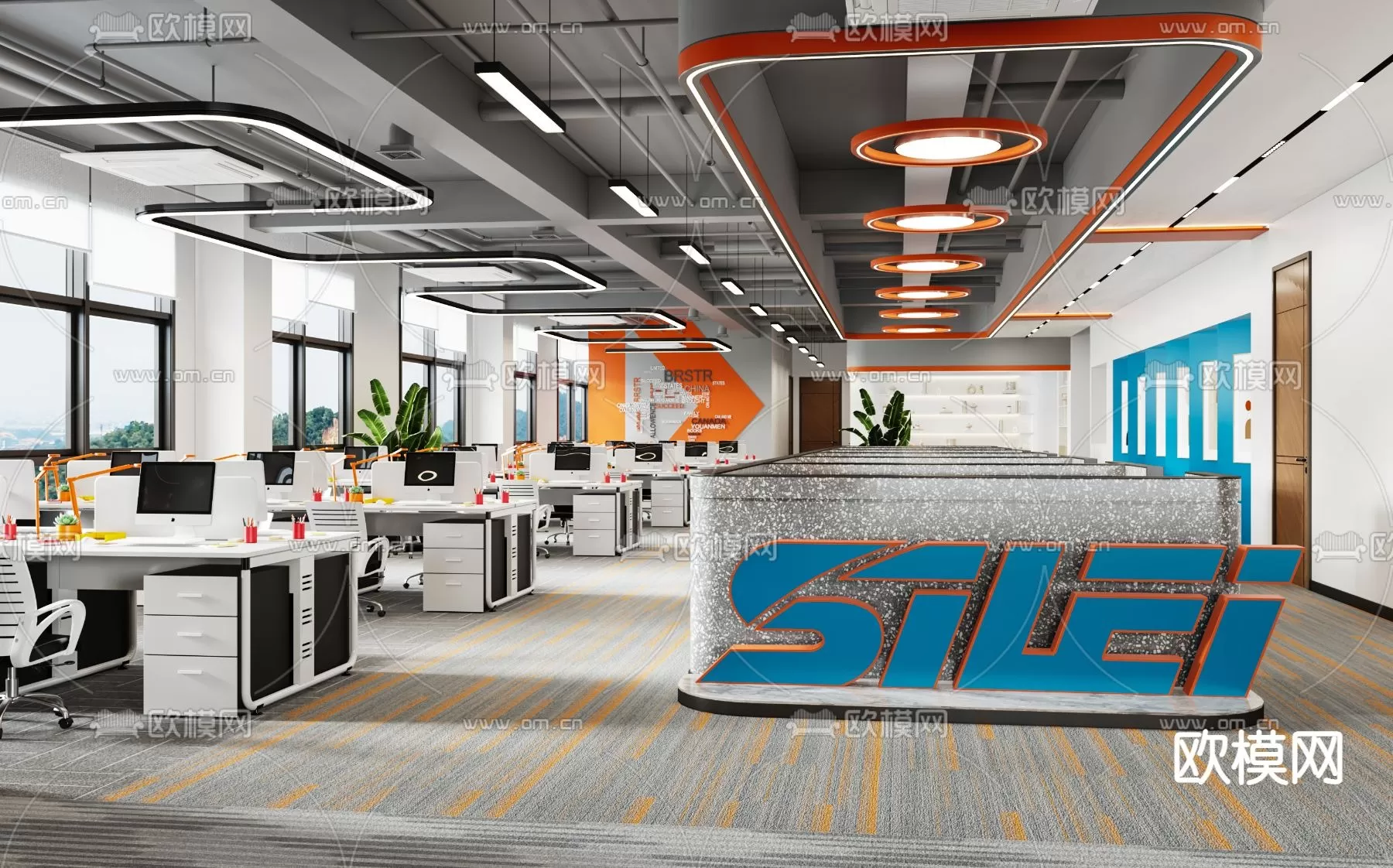 OFFICE ROOM – 3D BLOCK – 3D MODELS – 067