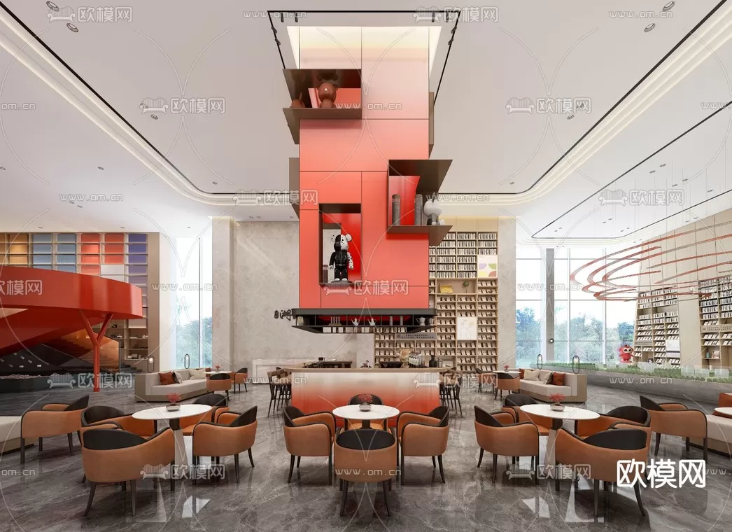 OFFICE ROOM – 3D BLOCK – 3D MODELS – 083