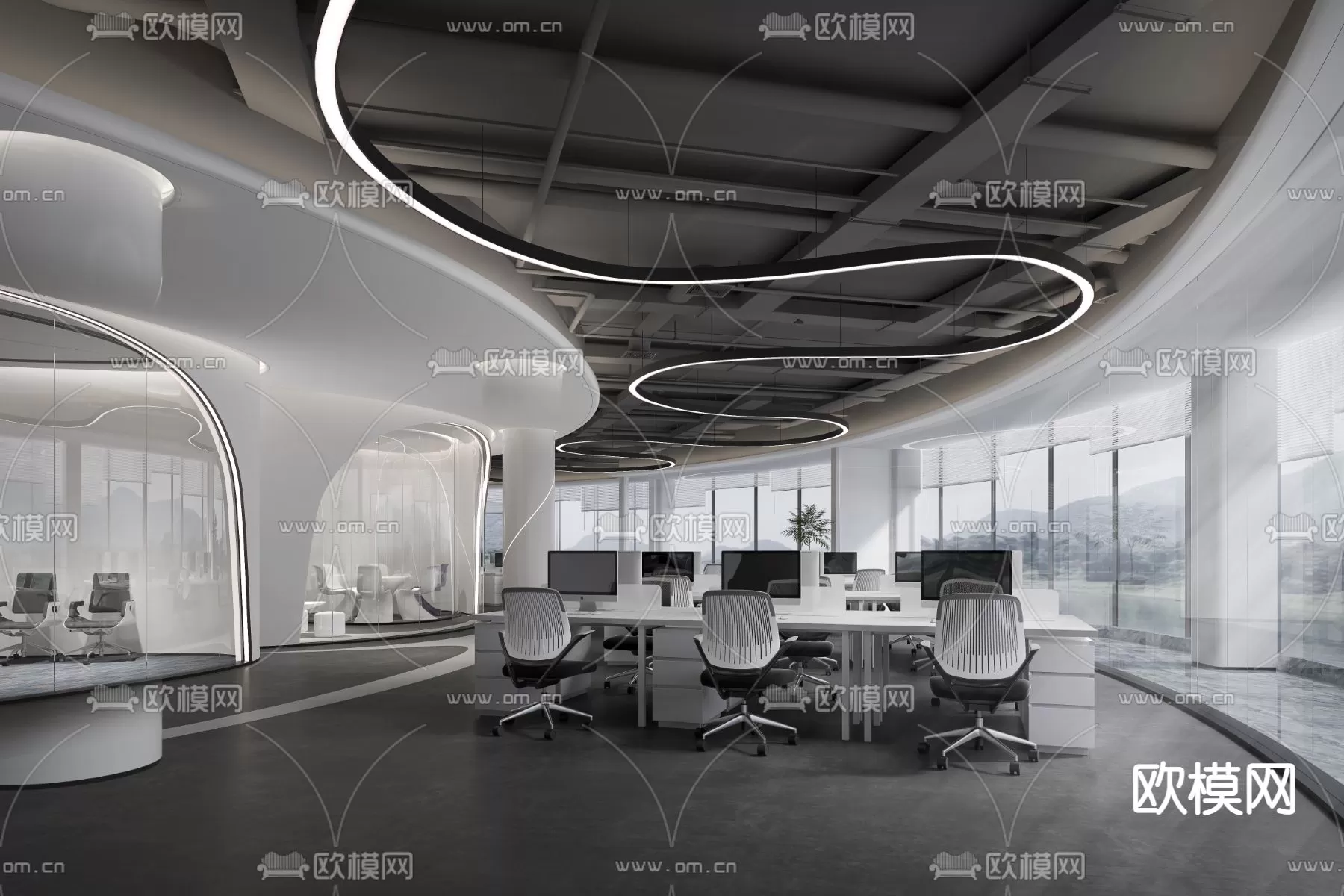 OFFICE ROOM – 3D BLOCK – 3D MODELS – 094