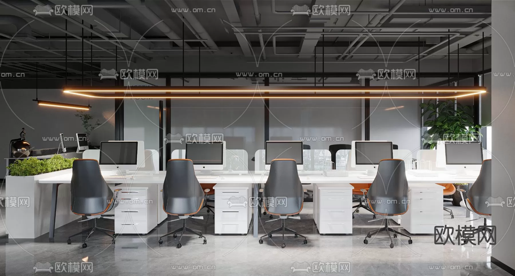 OFFICE ROOM – 3D BLOCK – 3D MODELS – 098