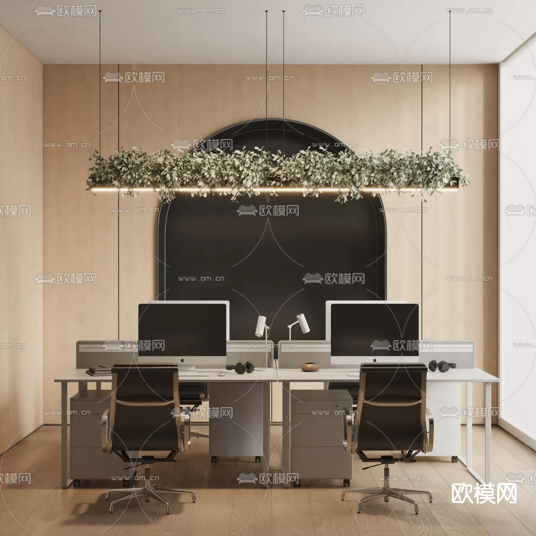 OFFICE ROOM – 3D BLOCK – 3D MODELS – 099