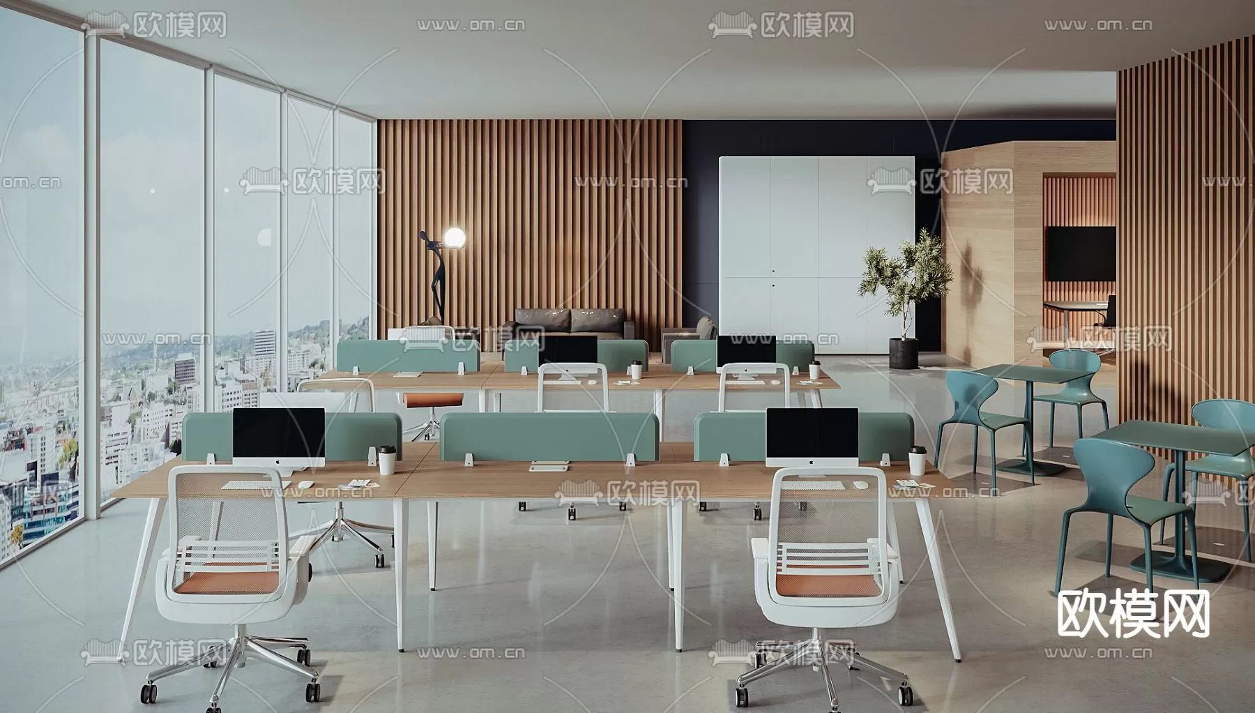 OFFICE ROOM – 3D BLOCK – 3D MODELS – 105