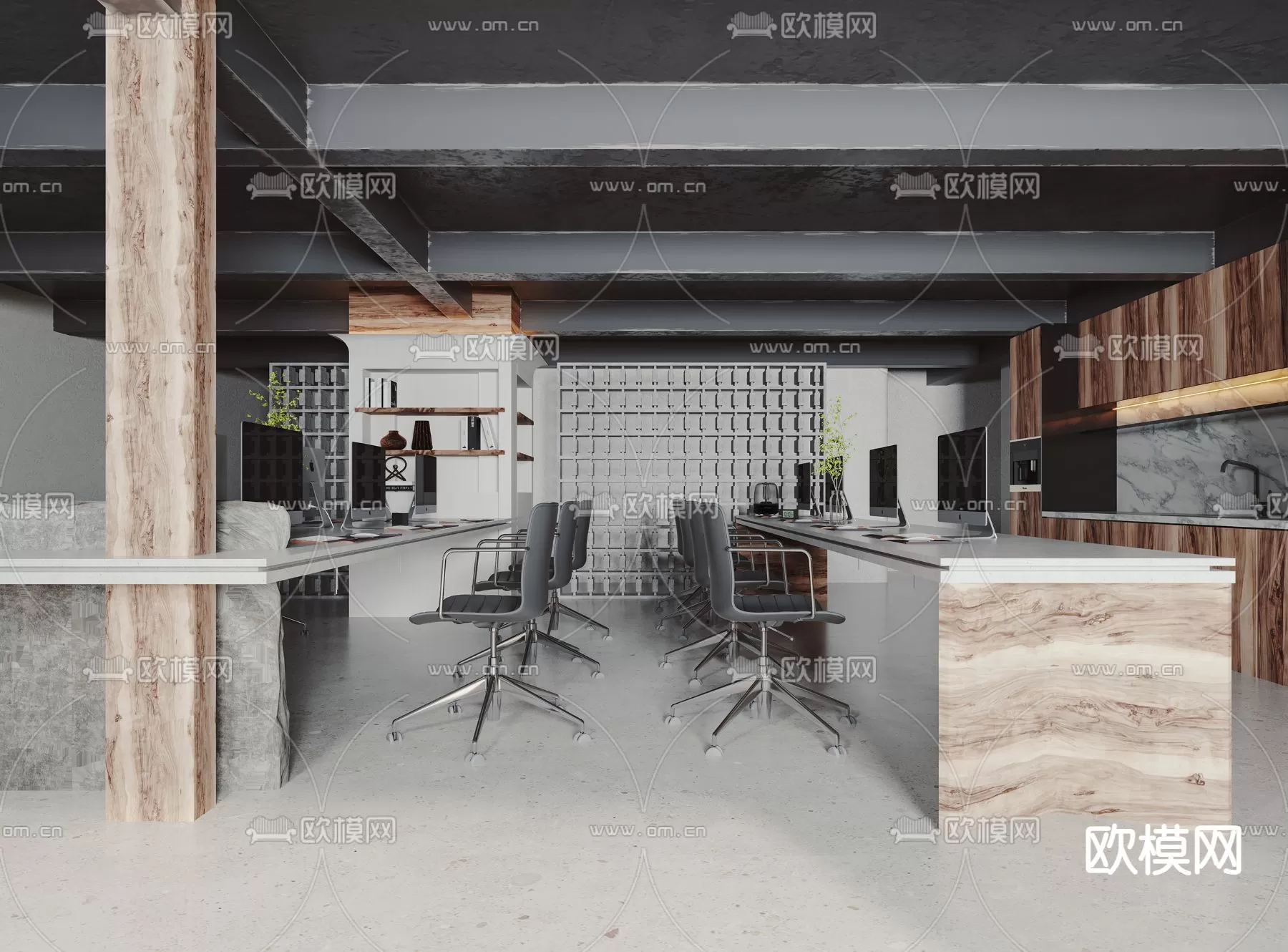 OFFICE ROOM – 3D BLOCK – 3D MODELS – 112