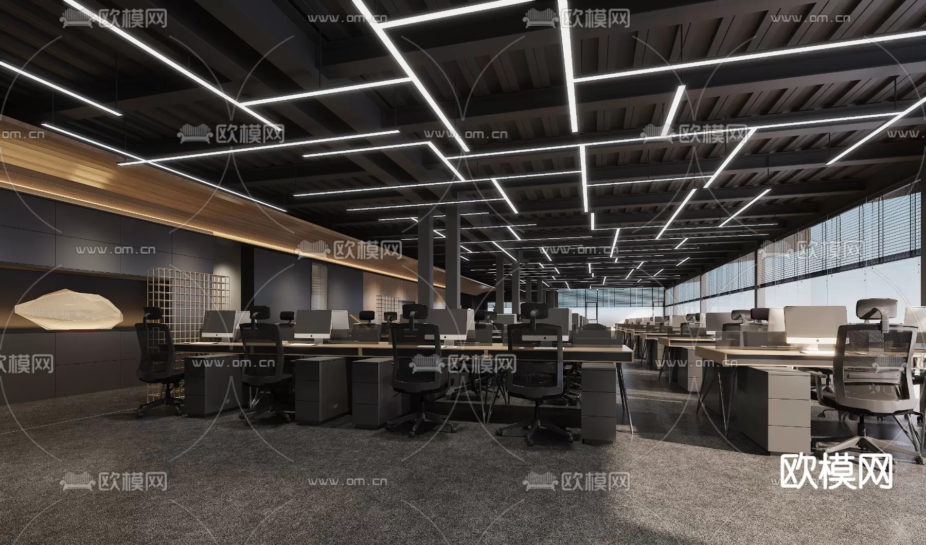 OFFICE ROOM – 3D BLOCK – 3D MODELS – 123