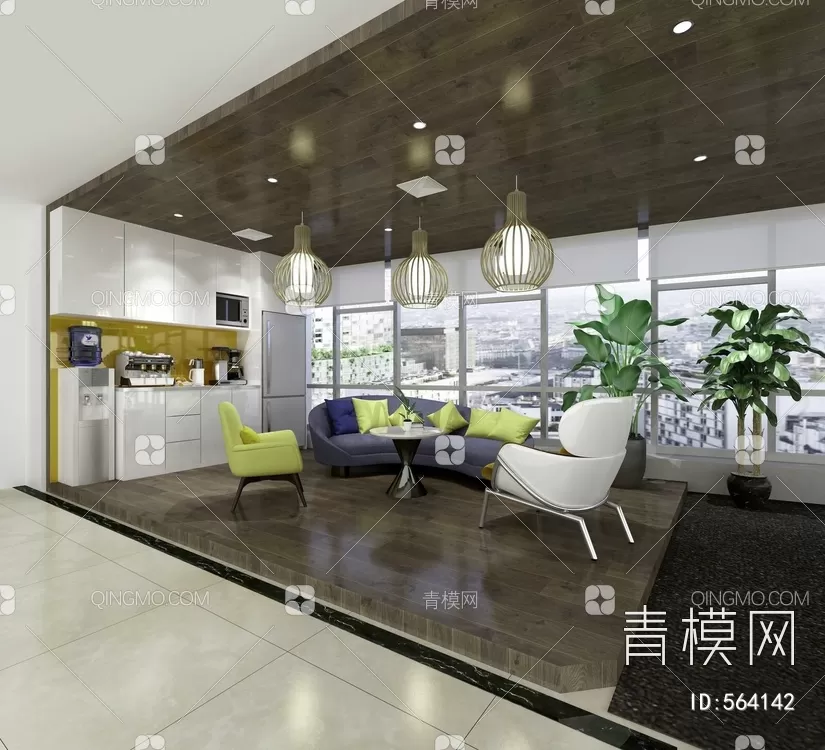 OFFICE ROOM – 3D BLOCK – 3D MODELS – 154