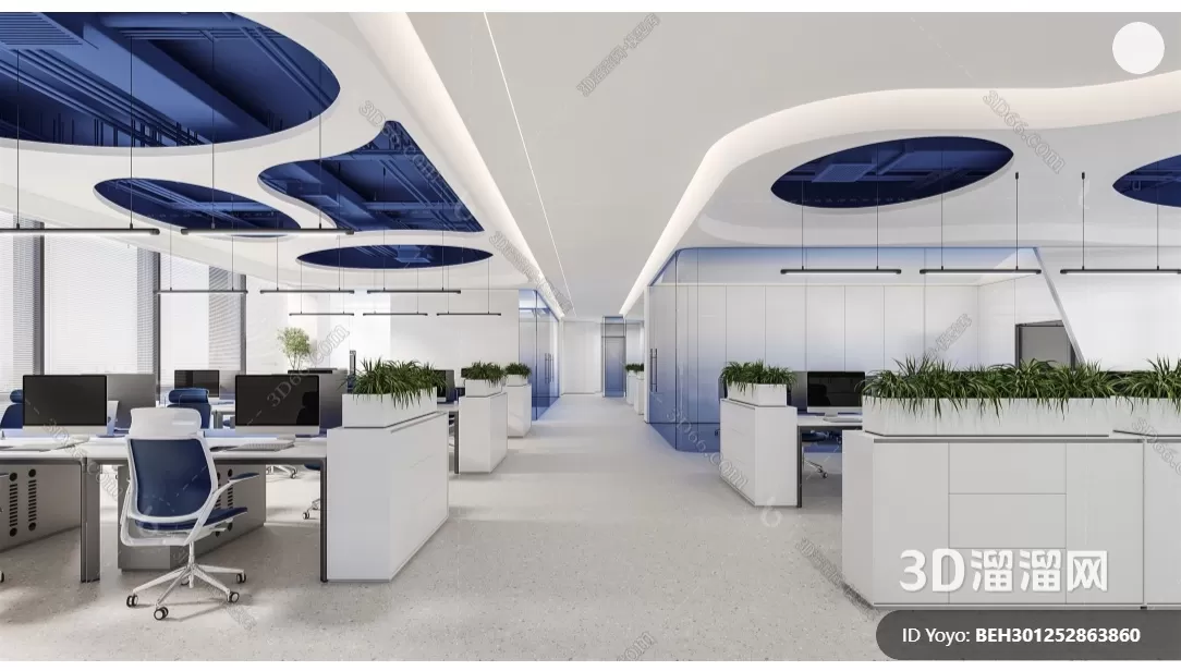 OFFICE ROOM – 3D BLOCK – 3D MODELS – 163