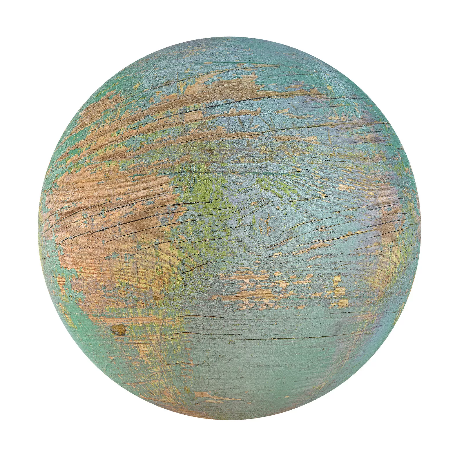 Cgaxis Pbr 13 Green Painted Wood 1