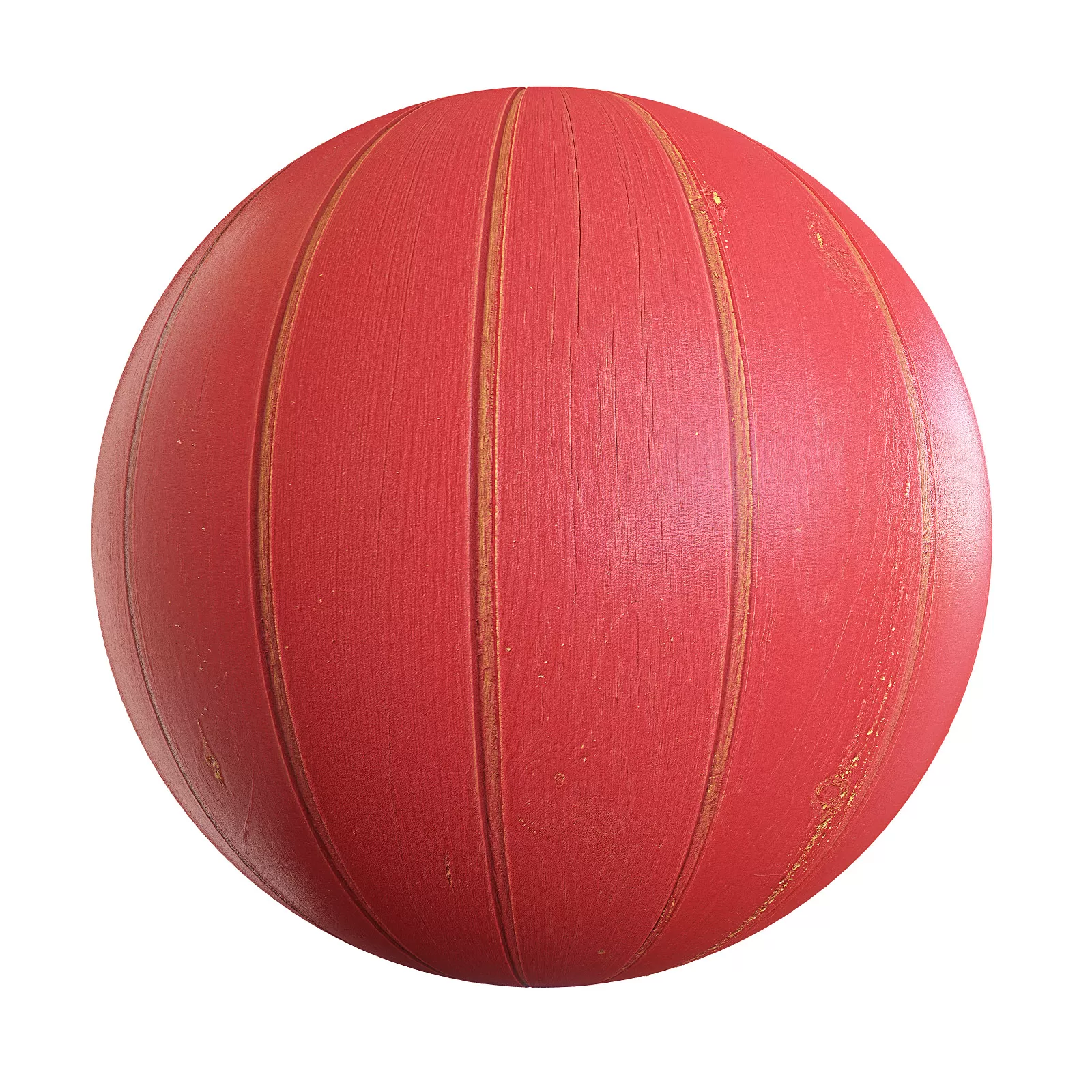 Cgaxis Pbr 13 Red Painted Wooden Planks 1