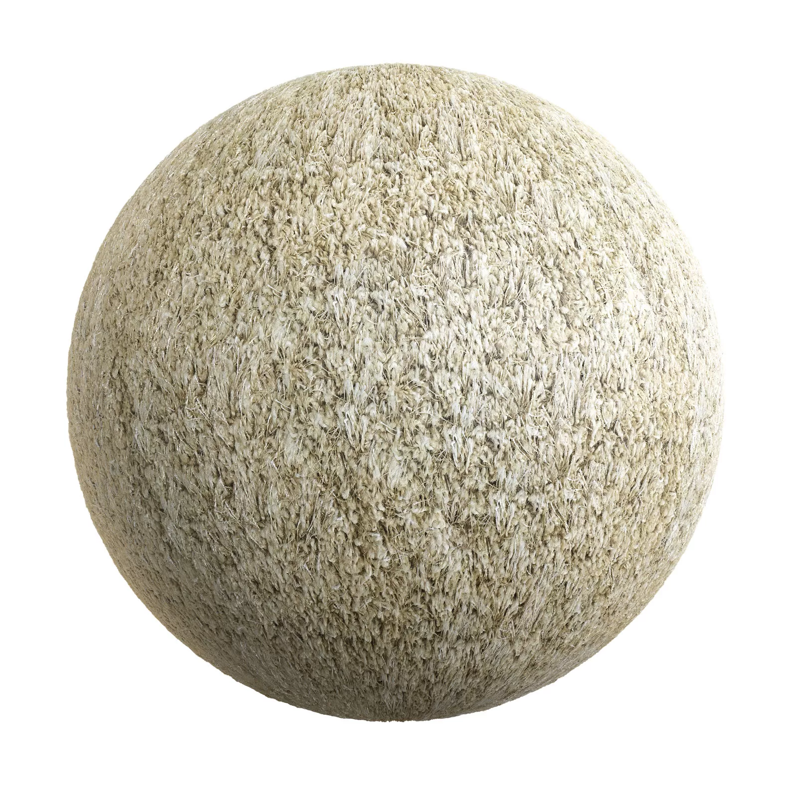 Cgaxis Pbr 14 Beige Shaggy Fabric 1