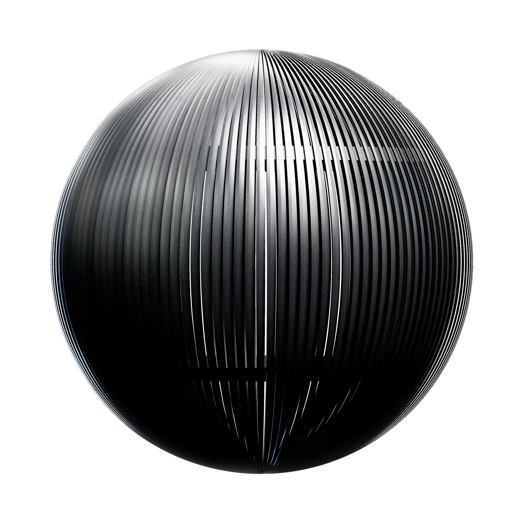 CGAxis PBR Blocks Exterior Fences – Black Metal Fence 95 – 4K – 8K