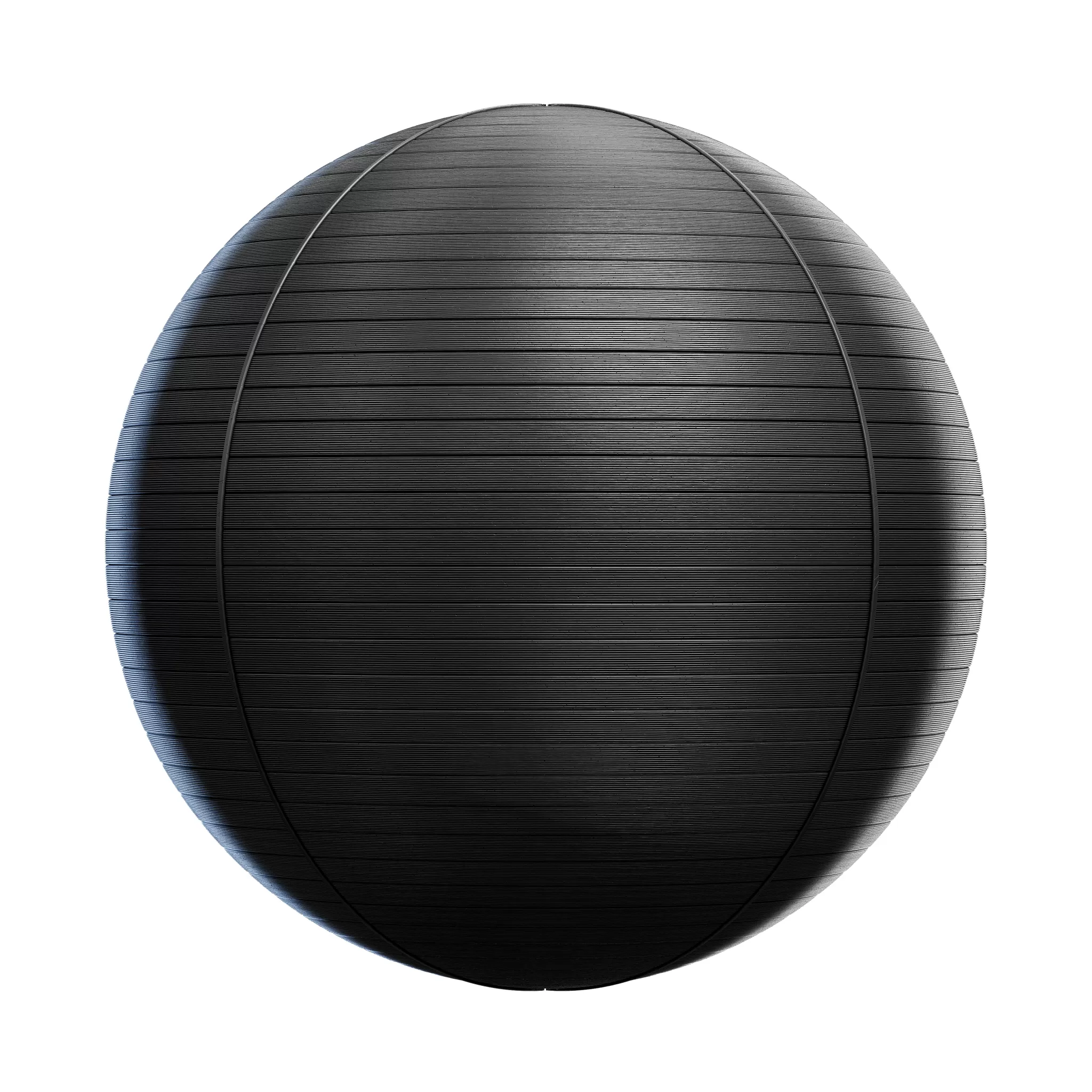 CGAxis PBR Blocks Exterior Fences – Black Vinyl Fence 26 – 4K – 8K