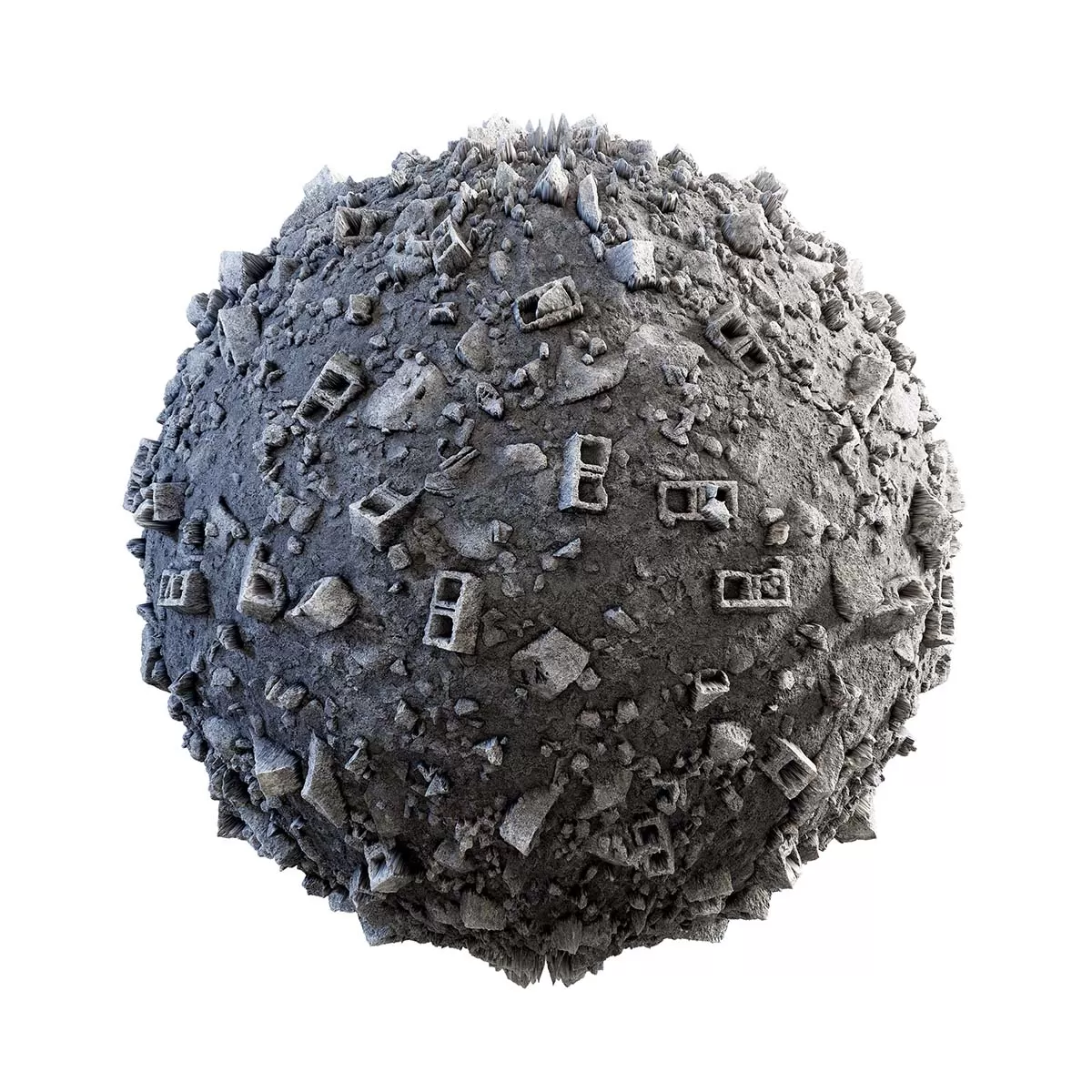 CGAxis PBR 28 – Brick And Concrete Rubble 31 85 CGAxis PBR 28 – Brick And Concrete Rubble 31 85