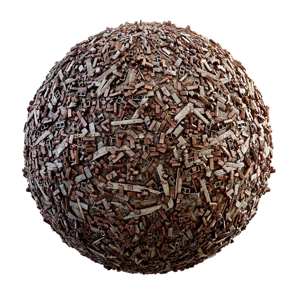 CGAxis PBR 28 – Brick And Wood Rubble 31 43 CGAxis PBR 28 – Brick And Wood Rubble 31 43