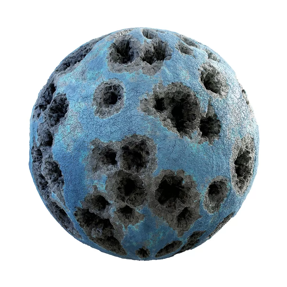 CGAxis PBR 28 – Damaged Blue Painted Wall 31 82 CGAxis PBR 28 – Damaged Blue Painted Wall 31 82