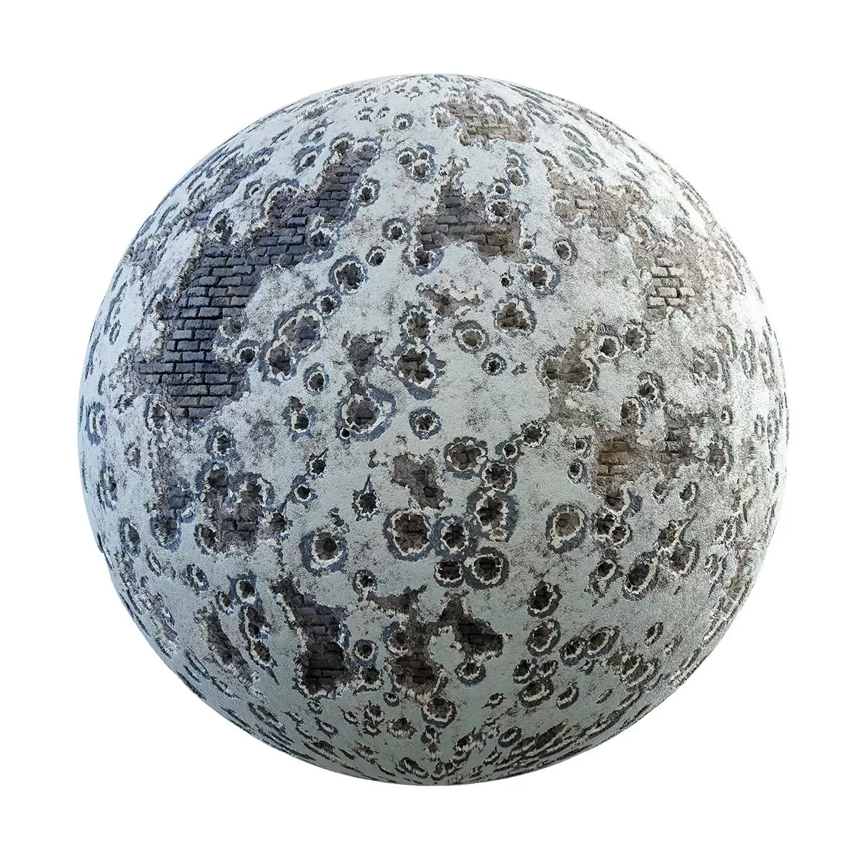 CGAxis PBR 28 – Damaged Plaster Wall With Bullet Holes 31 1100 CGAxis PBR 28 – Damaged Plaster Wall With Bullet Holes 31 1100