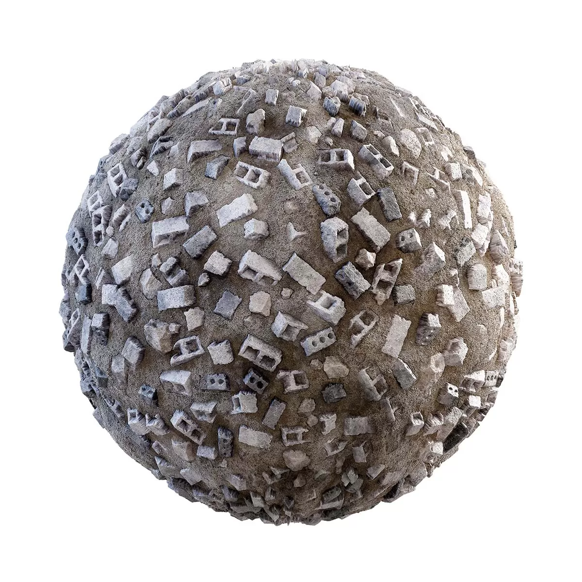 CGAxis PBR 28 – Grey Brick Rubble 31 01 CGAxis PBR 28 – Grey Brick Rubble 31 01