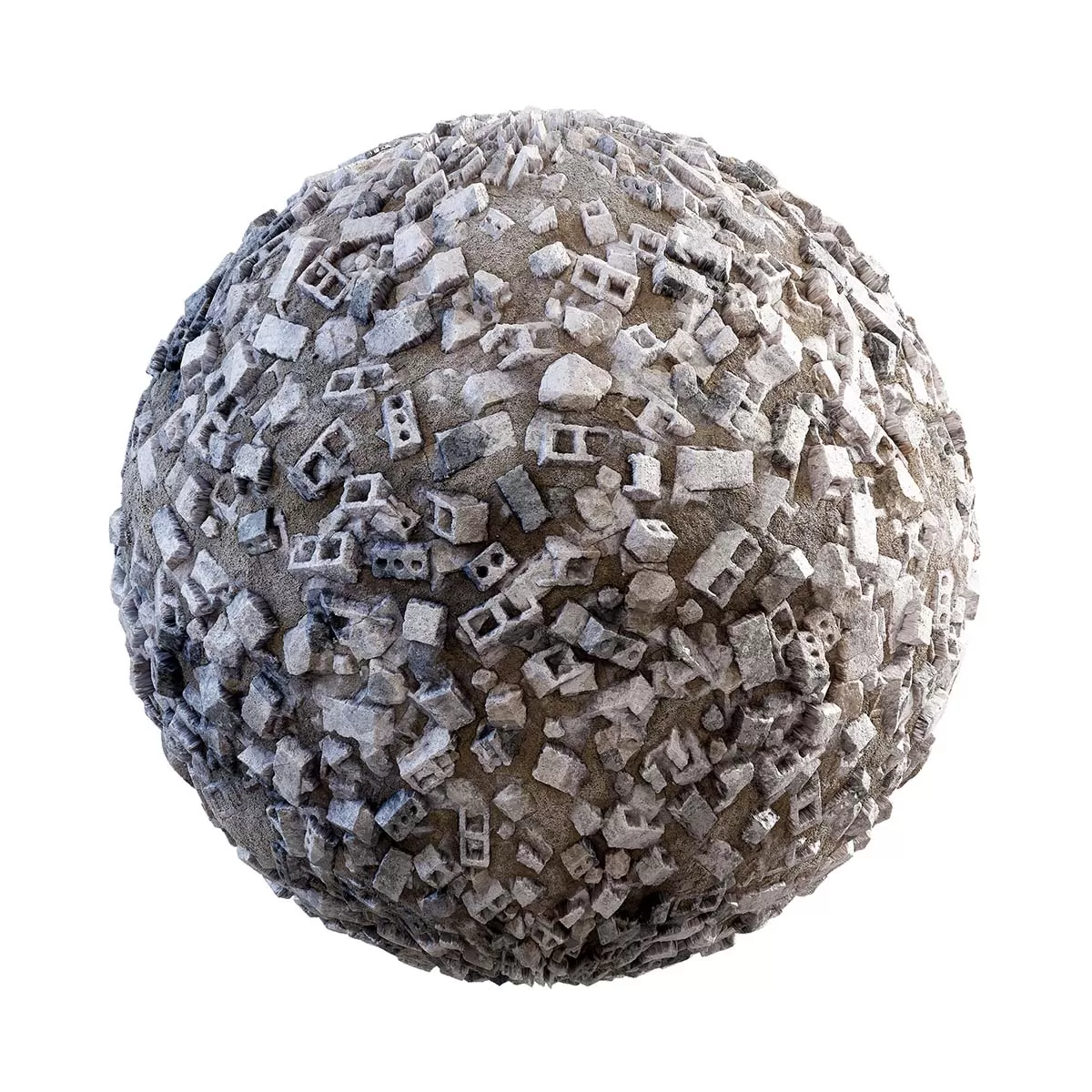 CGAxis PBR 28 – Grey Brick Rubble 31 02 CGAxis PBR 28 – Grey Brick Rubble 31 02