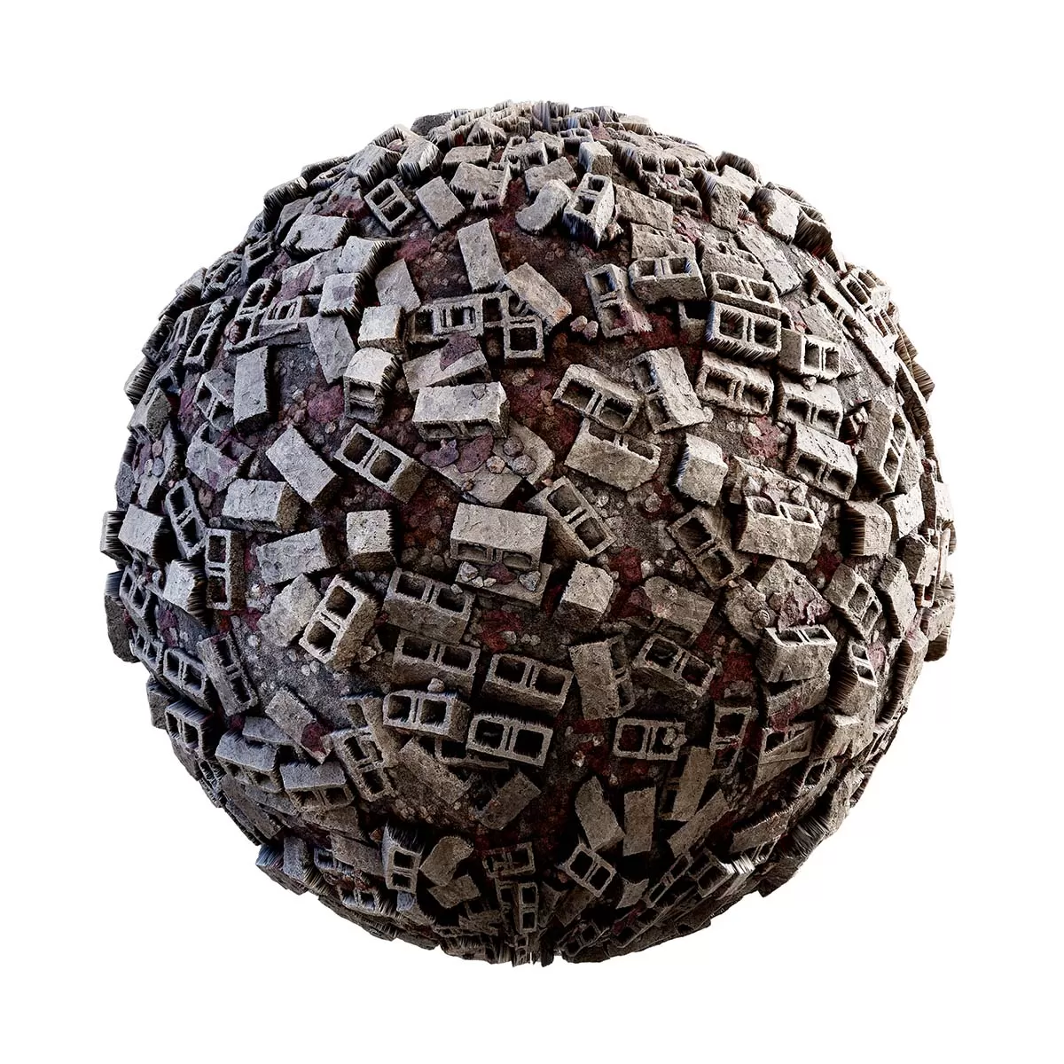 CGAxis PBR 28 – Grey Brick Rubble 31 14 CGAxis PBR 28 – Grey Brick Rubble 31 14